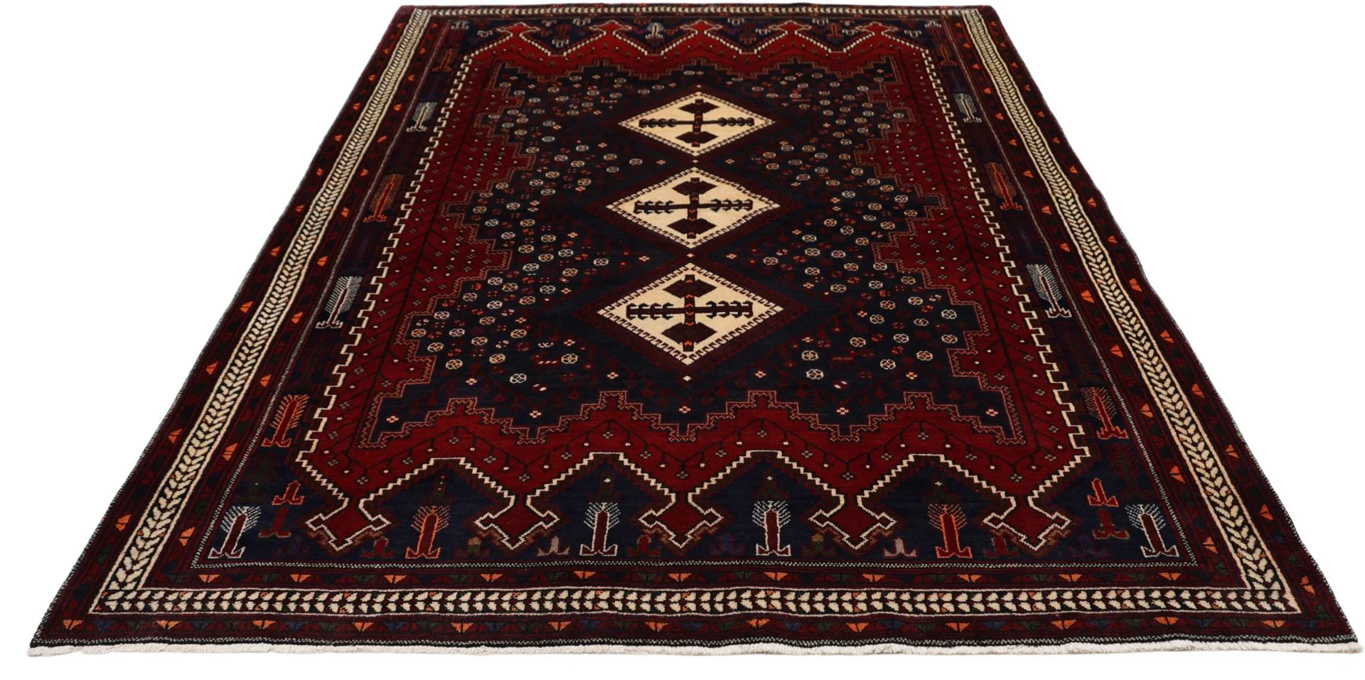 Persian Rug 169 × 238 cm in Wool, hand-knotted - Image 7
