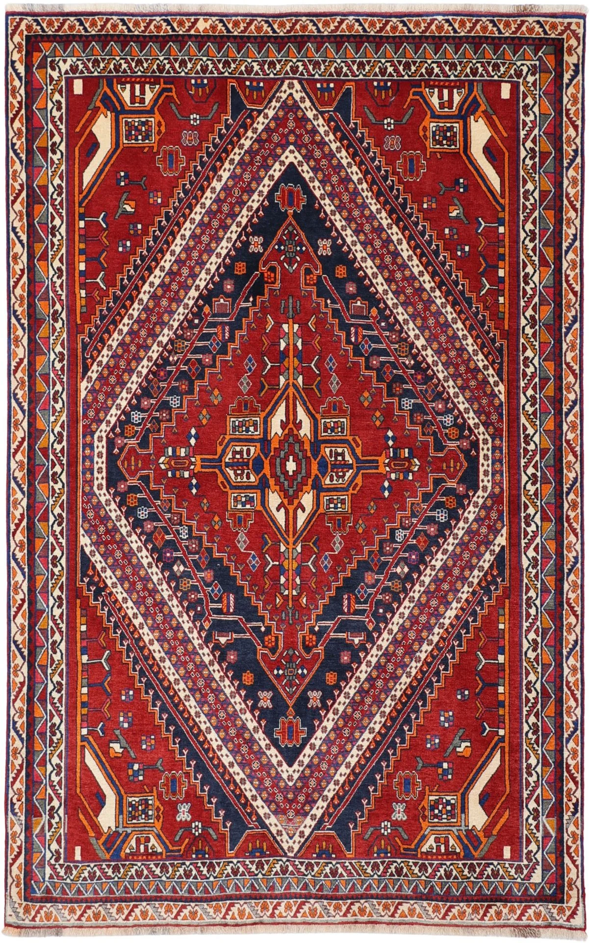 Wool Qashqai Persian Rug 172 × 270 cm, hand-knotted