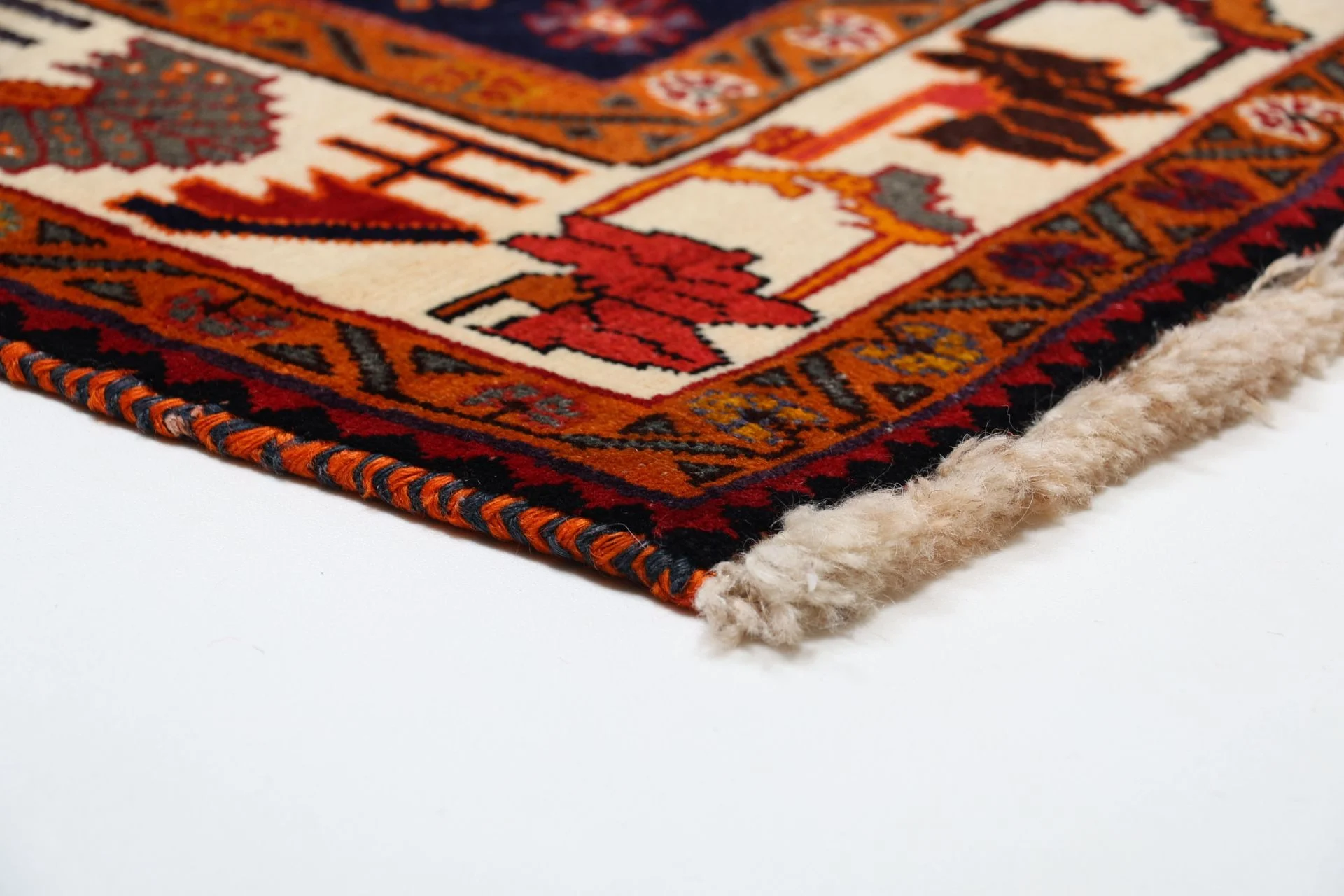Shiraz Persian Rug 175 × 275 cm in Wool, hand-knotted - Image 6