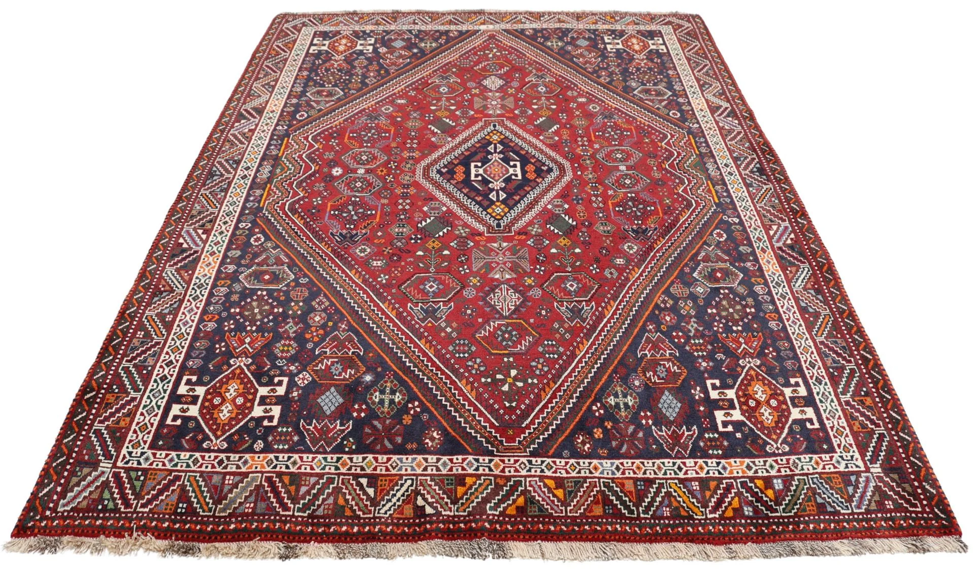 Alternative view of Wool Qashqai Persian Rug 180 × 240 cm, hand-knotted