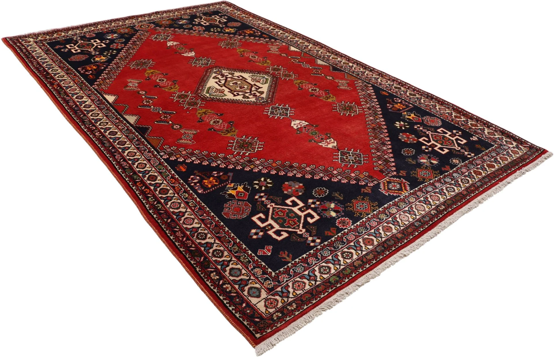 Shiraz Persian Rug 167 × 266 cm in Wool, hand-knotted - Image 4