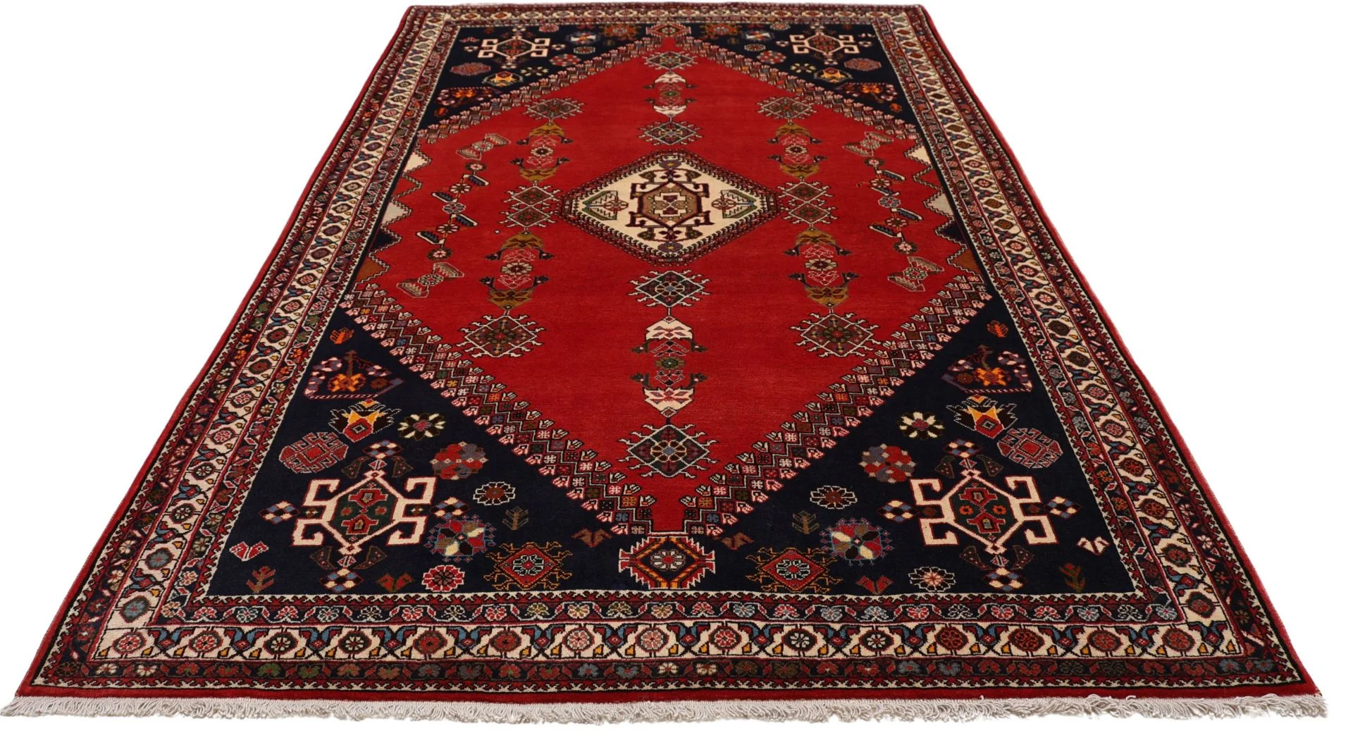 Shiraz Persian Rug 167 × 266 cm in Wool, hand-knotted - Image 7