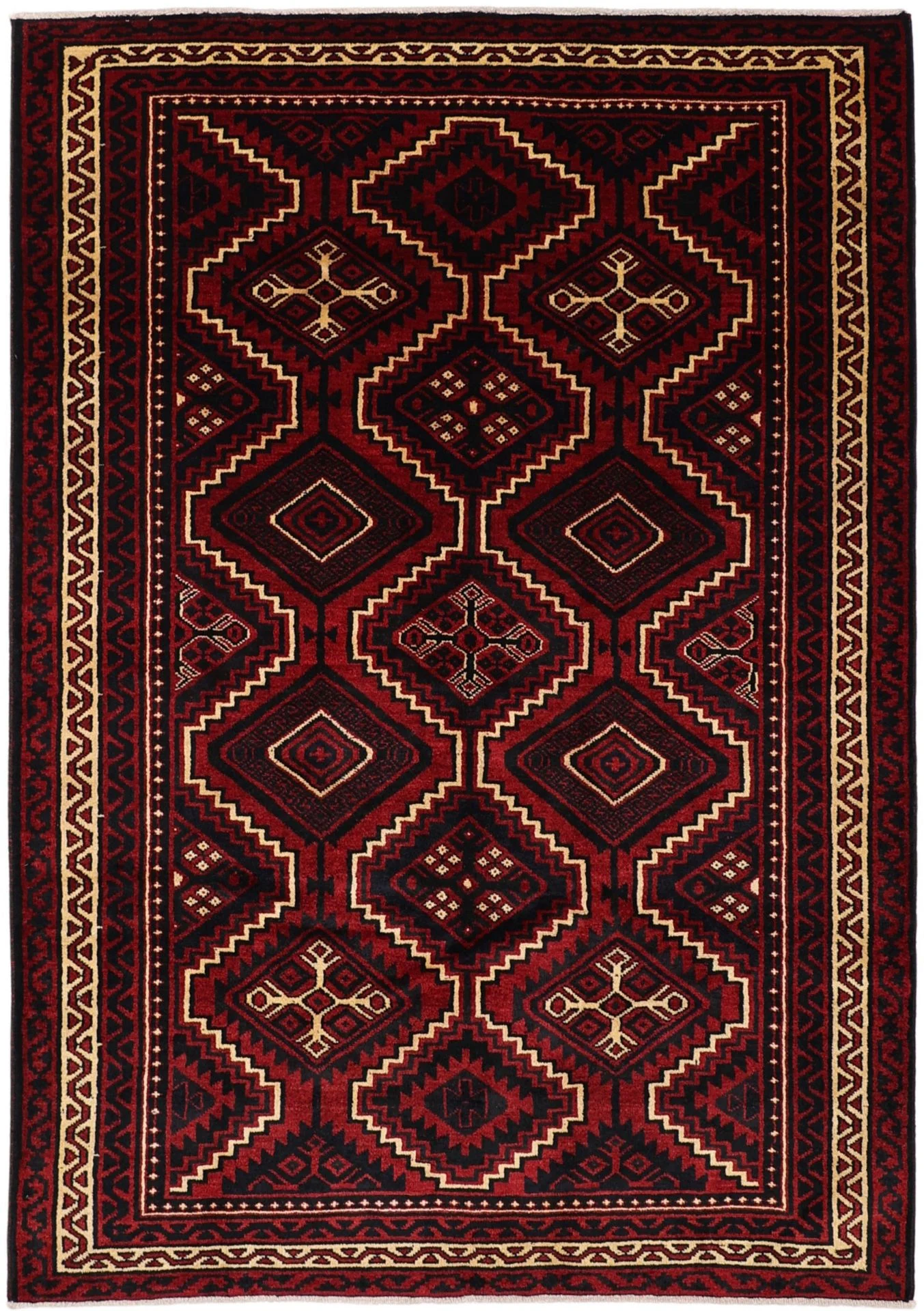 Shiraz Persian Rug 180 × 260 cm in Wool, hand-knotted