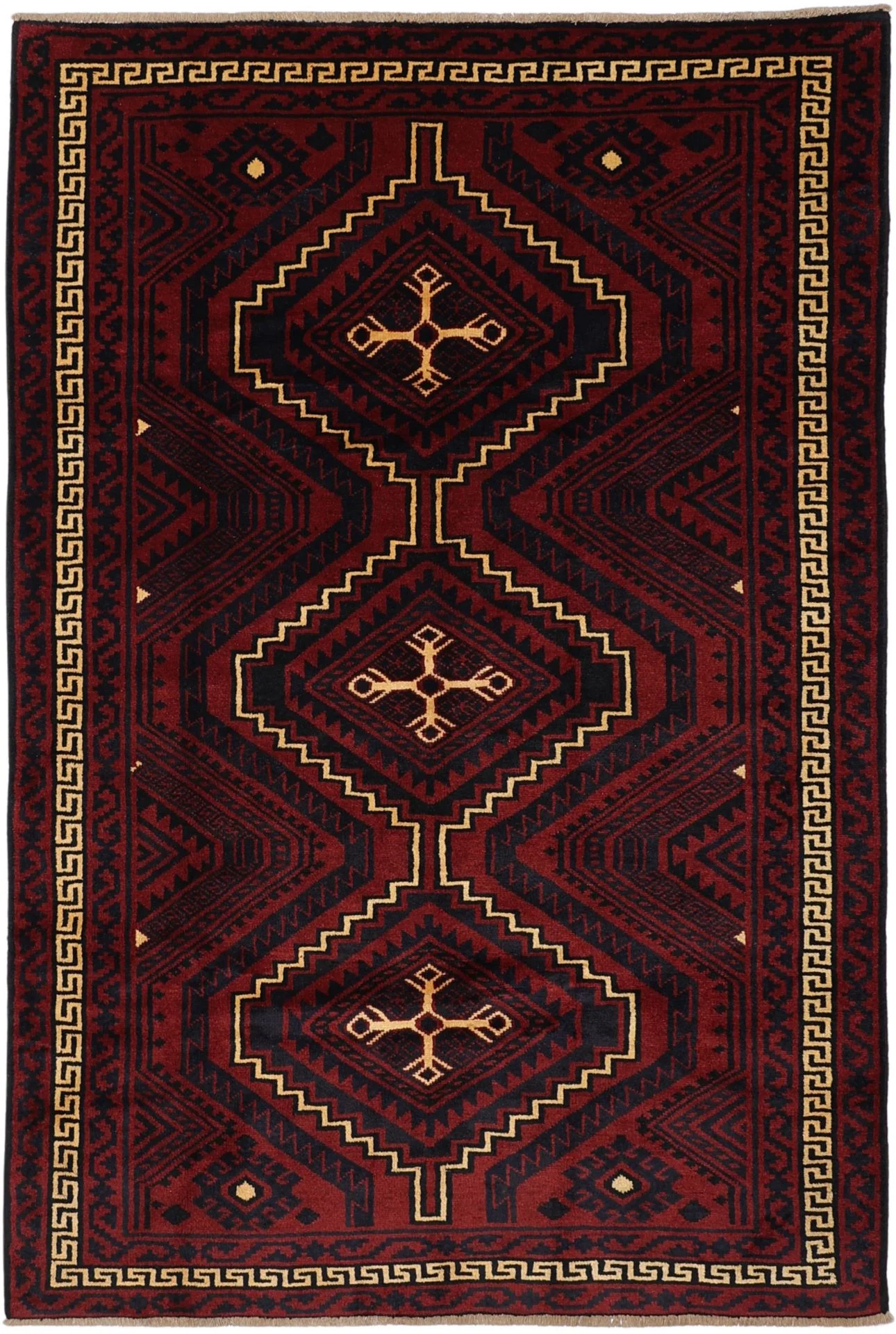 Wool Shiraz Persian Rug 177 × 265 cm, hand-knotted