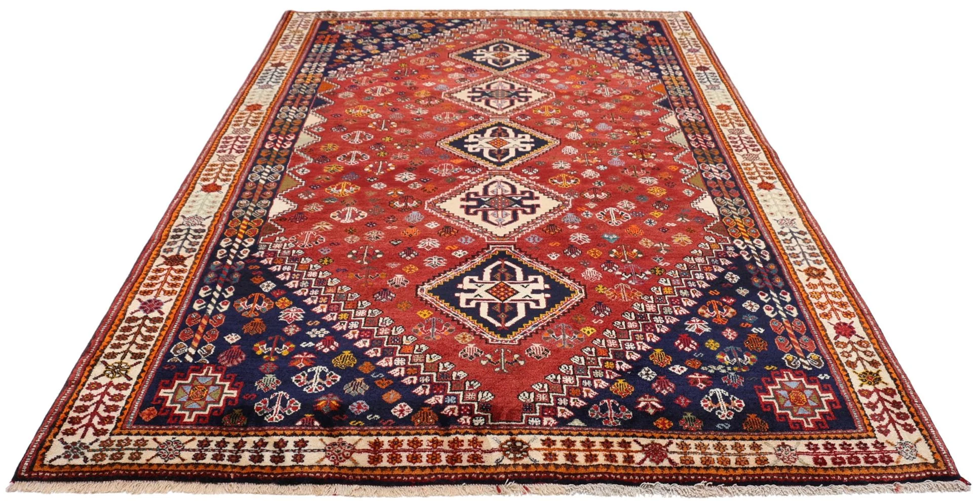 Alternative view of Wool Shiraz Persian Rug 173 × 265 cm, hand-knotted