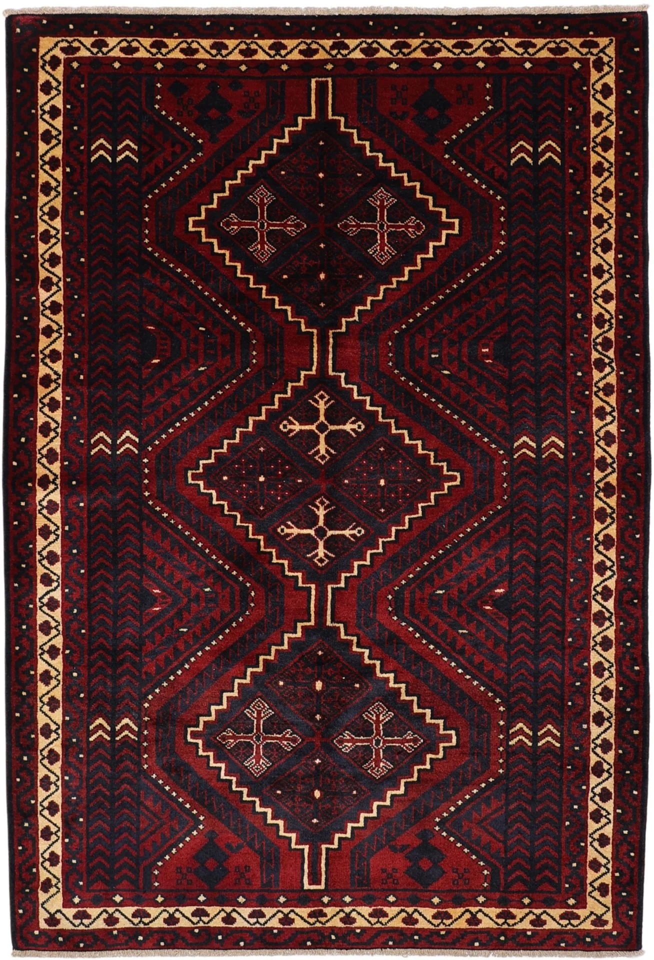 Wool Shiraz Persian Rug 180 × 260 cm, hand-knotted