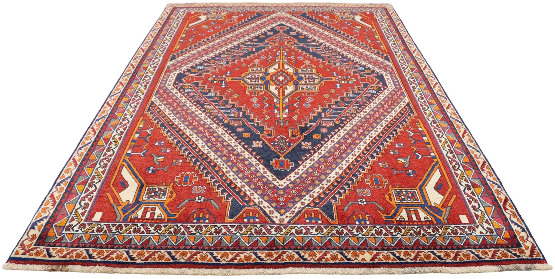 Alternative view of Wool Qashqai Persian Rug 172 × 270 cm, hand-knotted