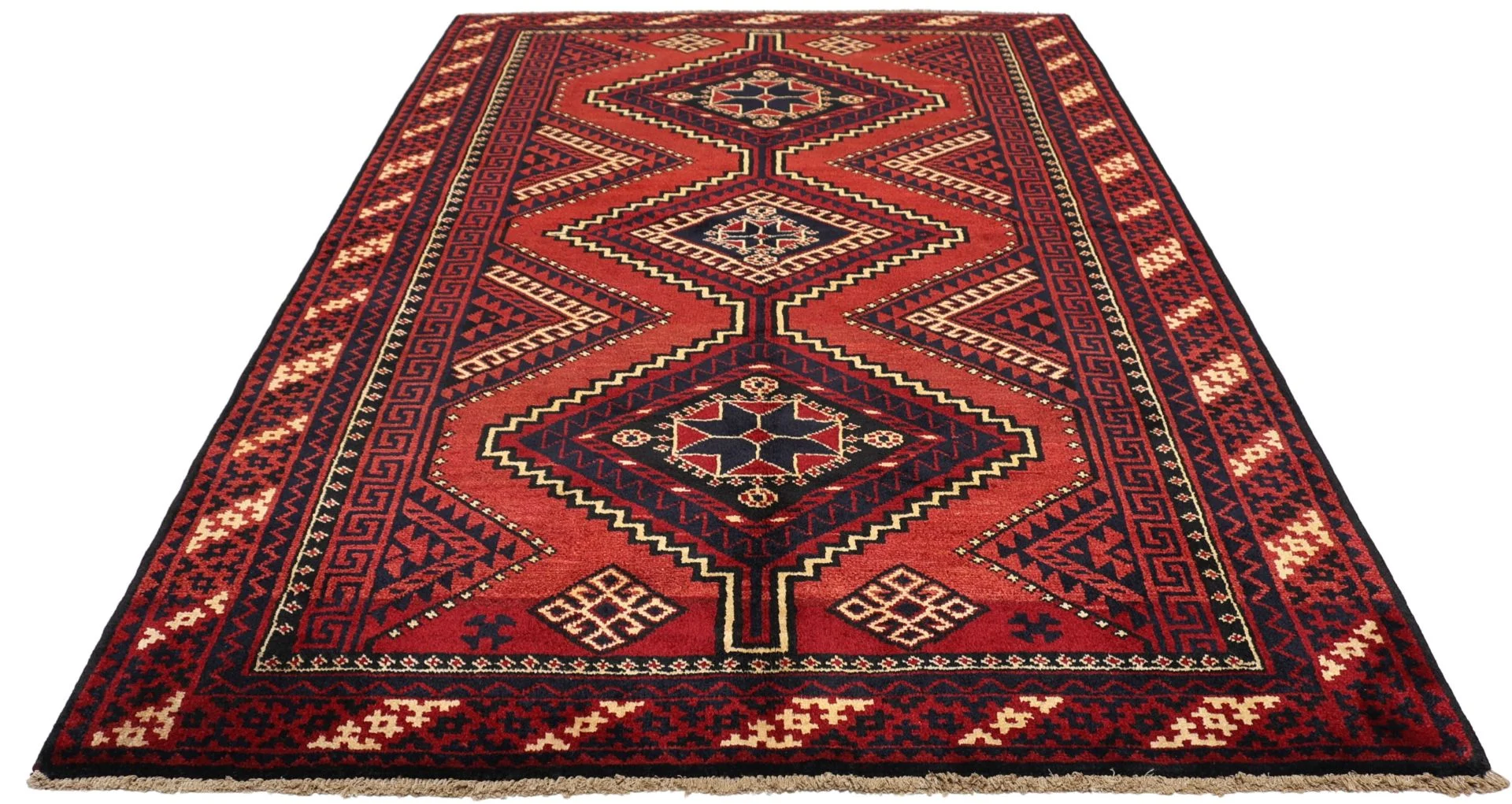Alternative view of Wool Shiraz Persian Rug 165 × 250 cm, hand-knotted