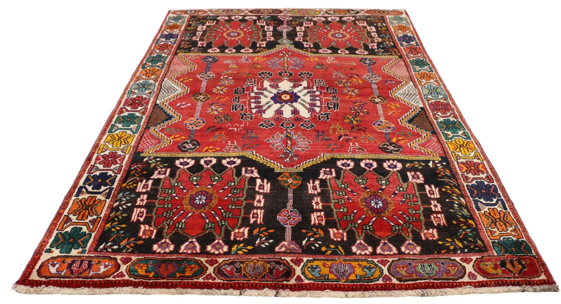 Alternative view of Wool Shiraz Persian Rug 160 × 260 cm, hand-knotted