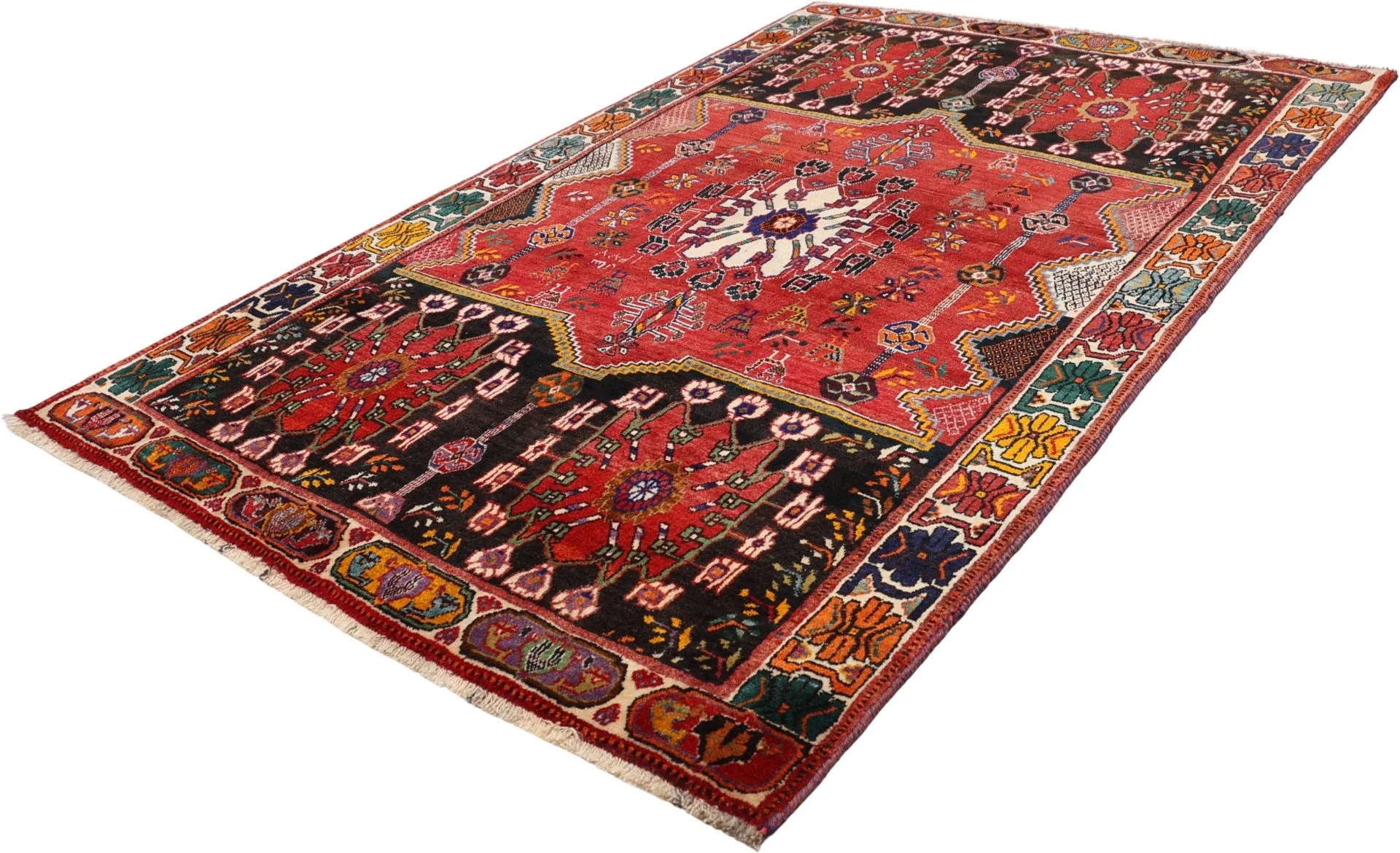 Wool Shiraz Persian Rug 160 × 260 cm, hand-knotted - Image 3