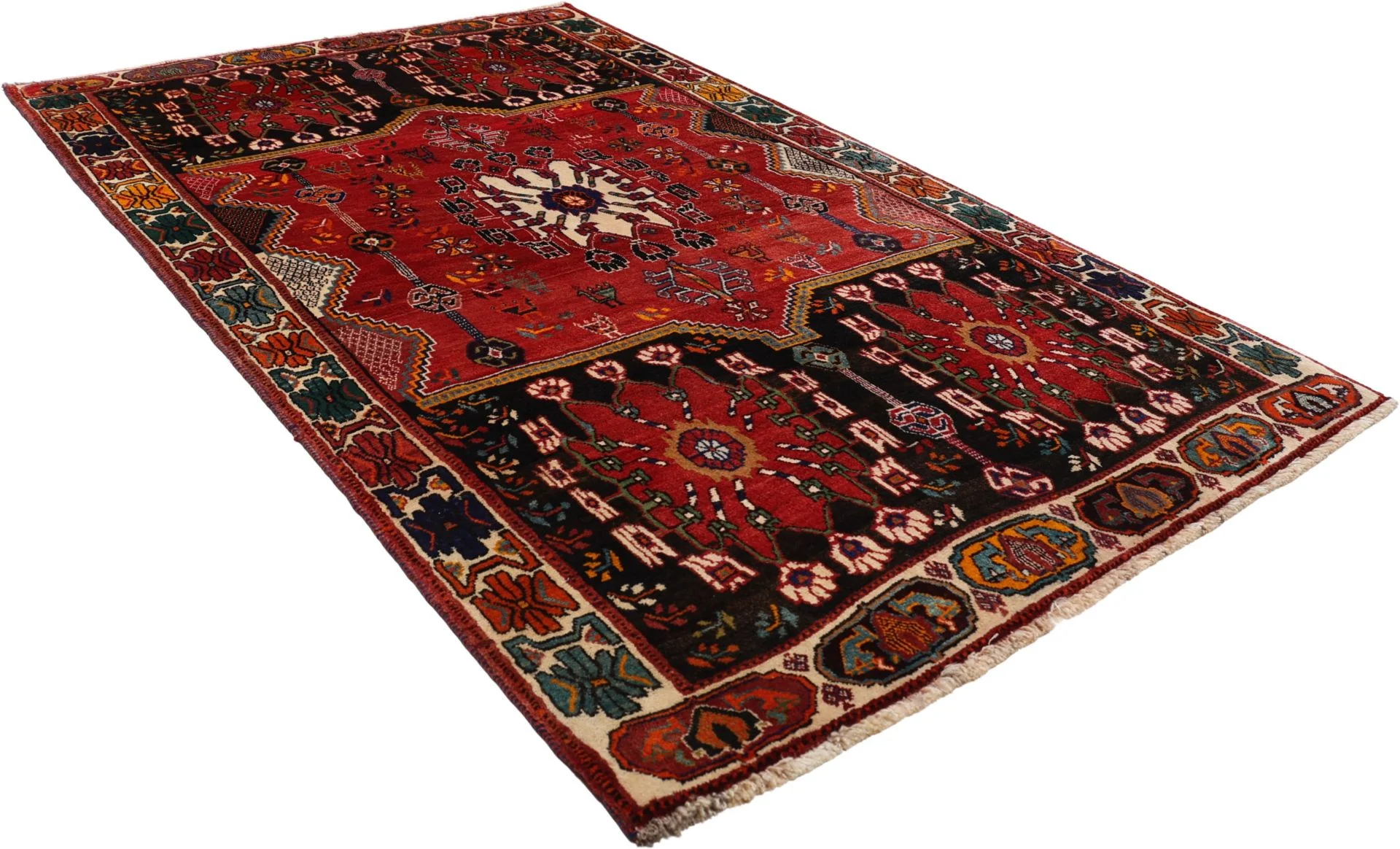 Wool Shiraz Persian Rug 160 × 260 cm, hand-knotted - Image 4