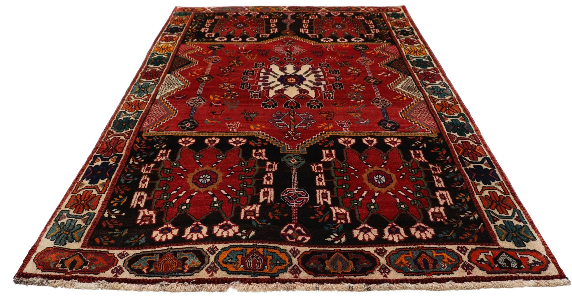 Wool Shiraz Persian Rug 160 × 260 cm, hand-knotted - Image 7