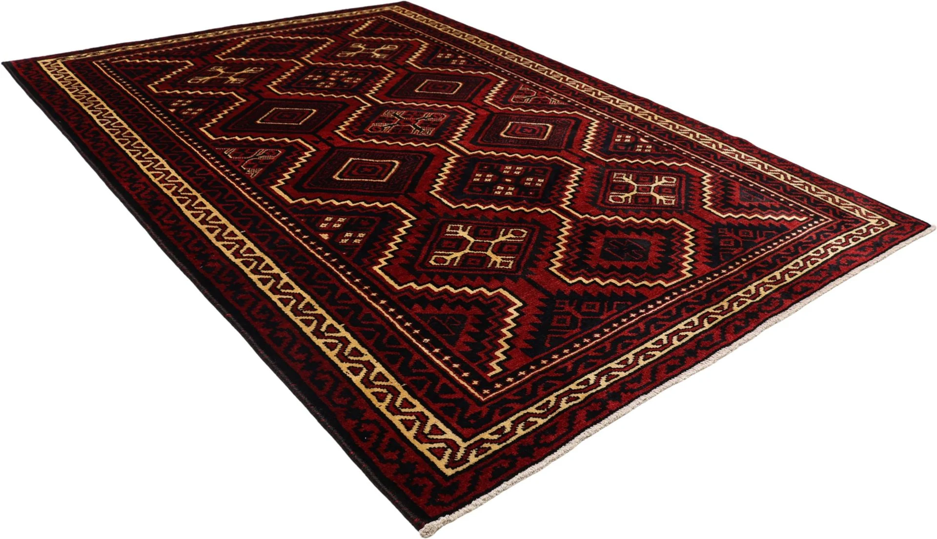 Shiraz Persian Rug 180 × 260 cm in Wool, hand-knotted - Image 4