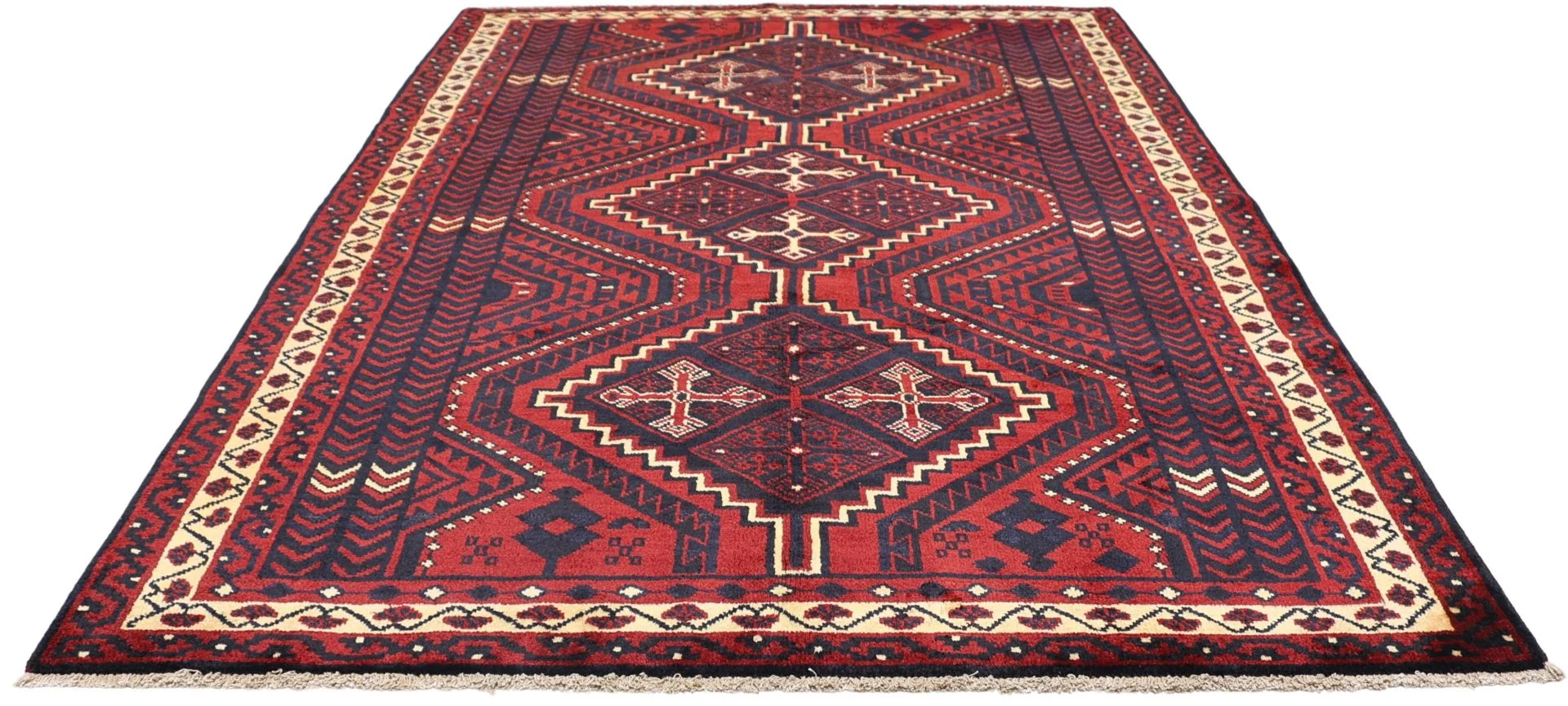 Alternative view of Wool Shiraz Persian Rug 180 × 260 cm, hand-knotted
