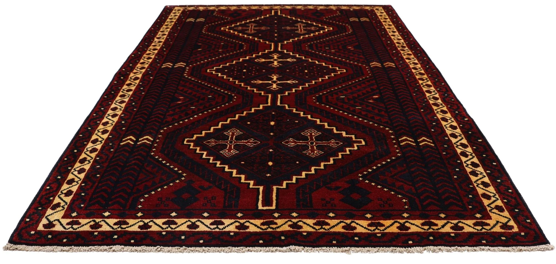 Wool Shiraz Persian Rug 180 × 260 cm, hand-knotted - Image 7