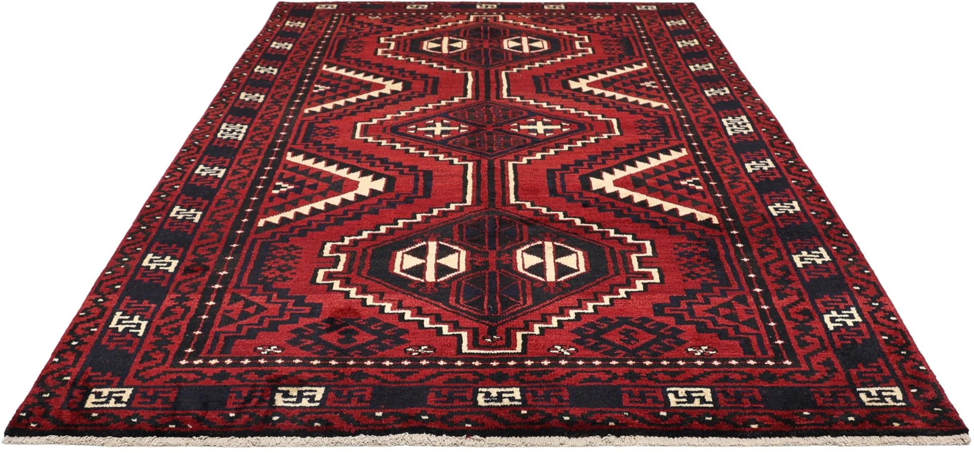 Alternative view of Wool Shiraz Persian Rug 178 × 262 cm, hand-knotted