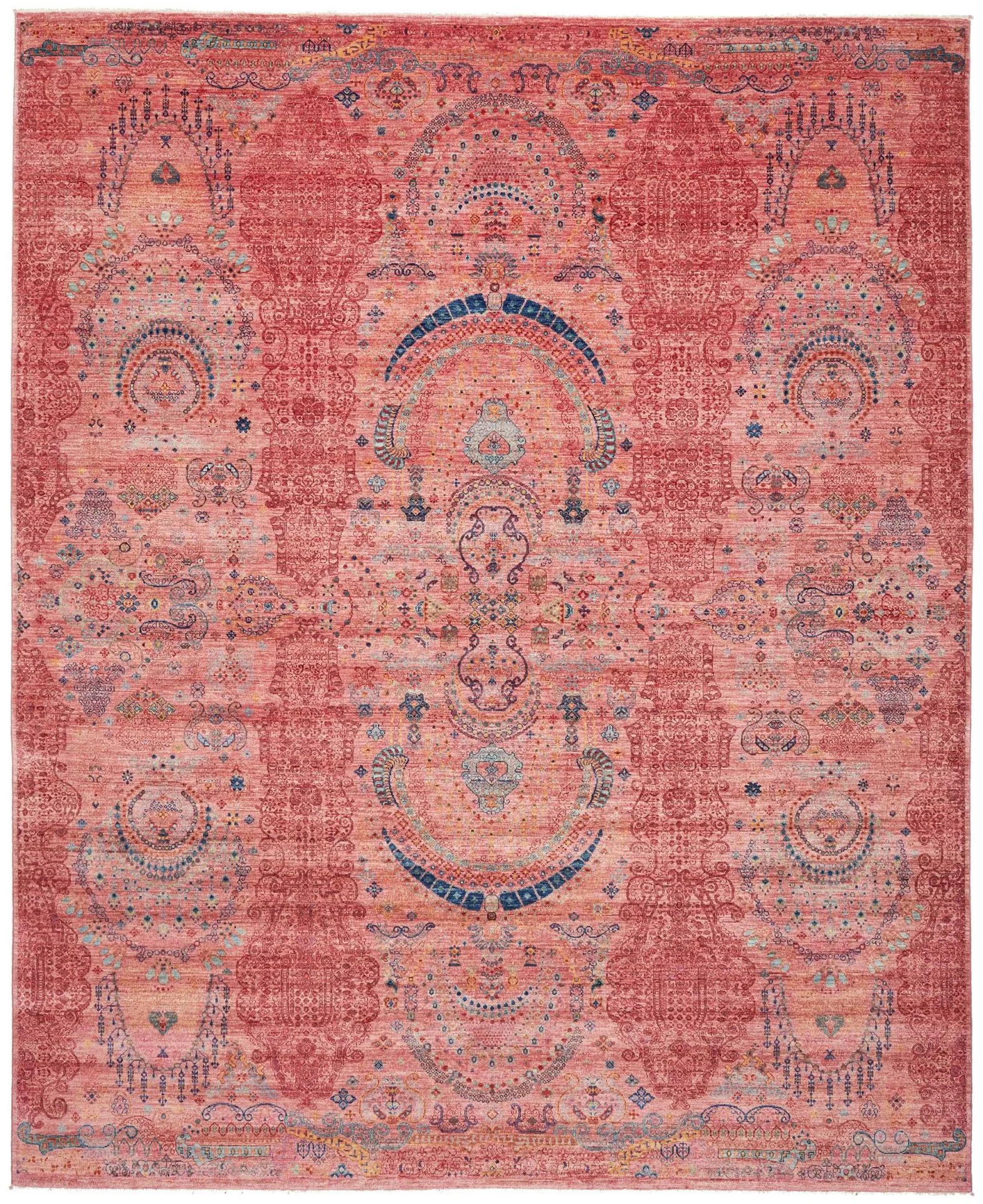 Wool Samarkand Pakistani Rug 255 × 312 cm, hand-knotted