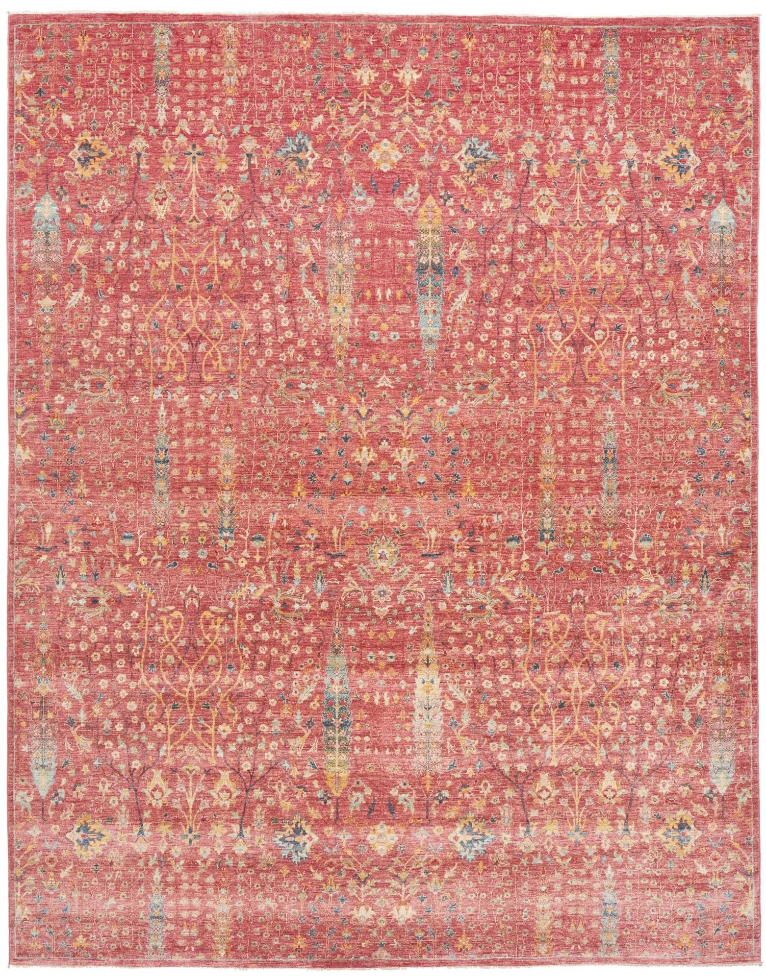 Hand-Knotted Samarkand Pakistani Rug, 249 × 314 cm, Wool