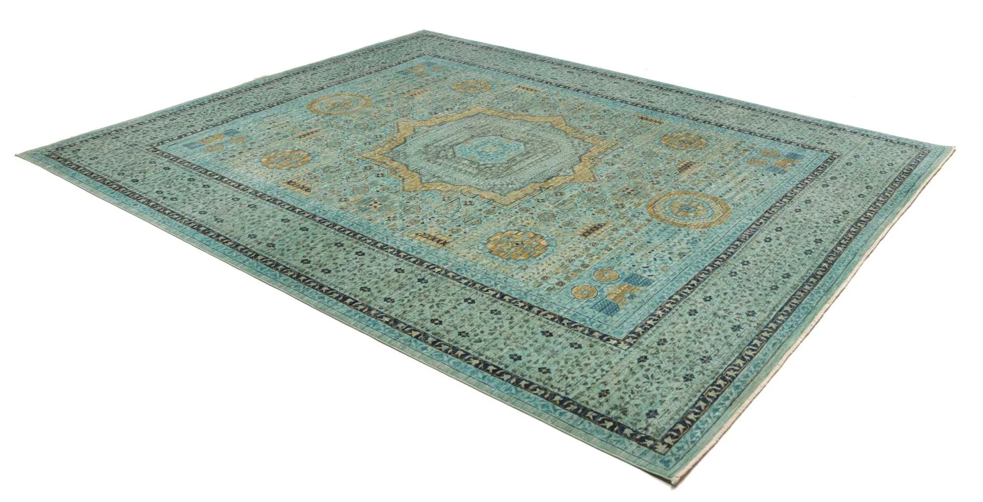 Mamluk Pakistani Rug 253 × 305 cm in Wool, hand-knotted - Image 3