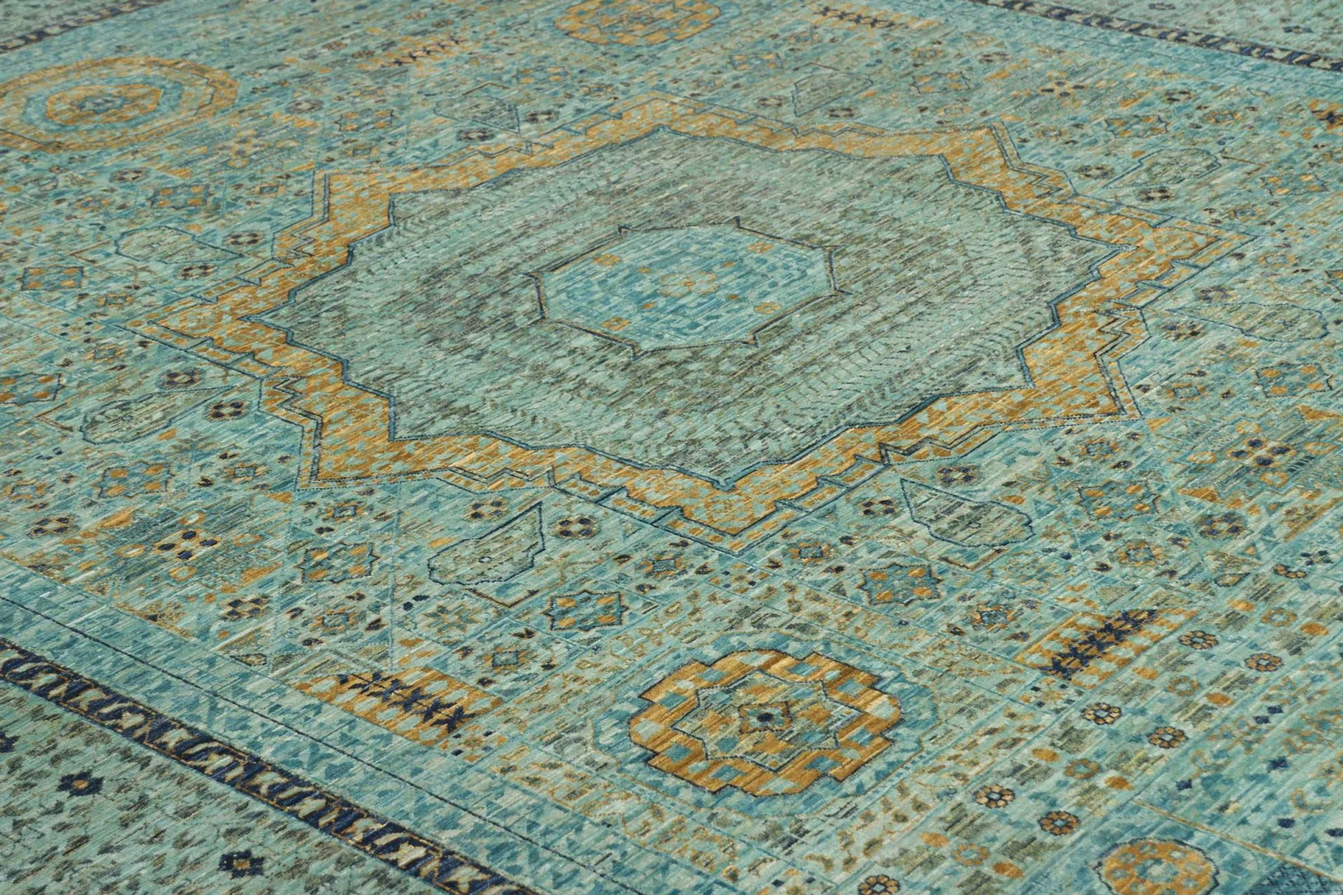 Mamluk Pakistani Rug 253 × 305 cm in Wool, hand-knotted - Image 8