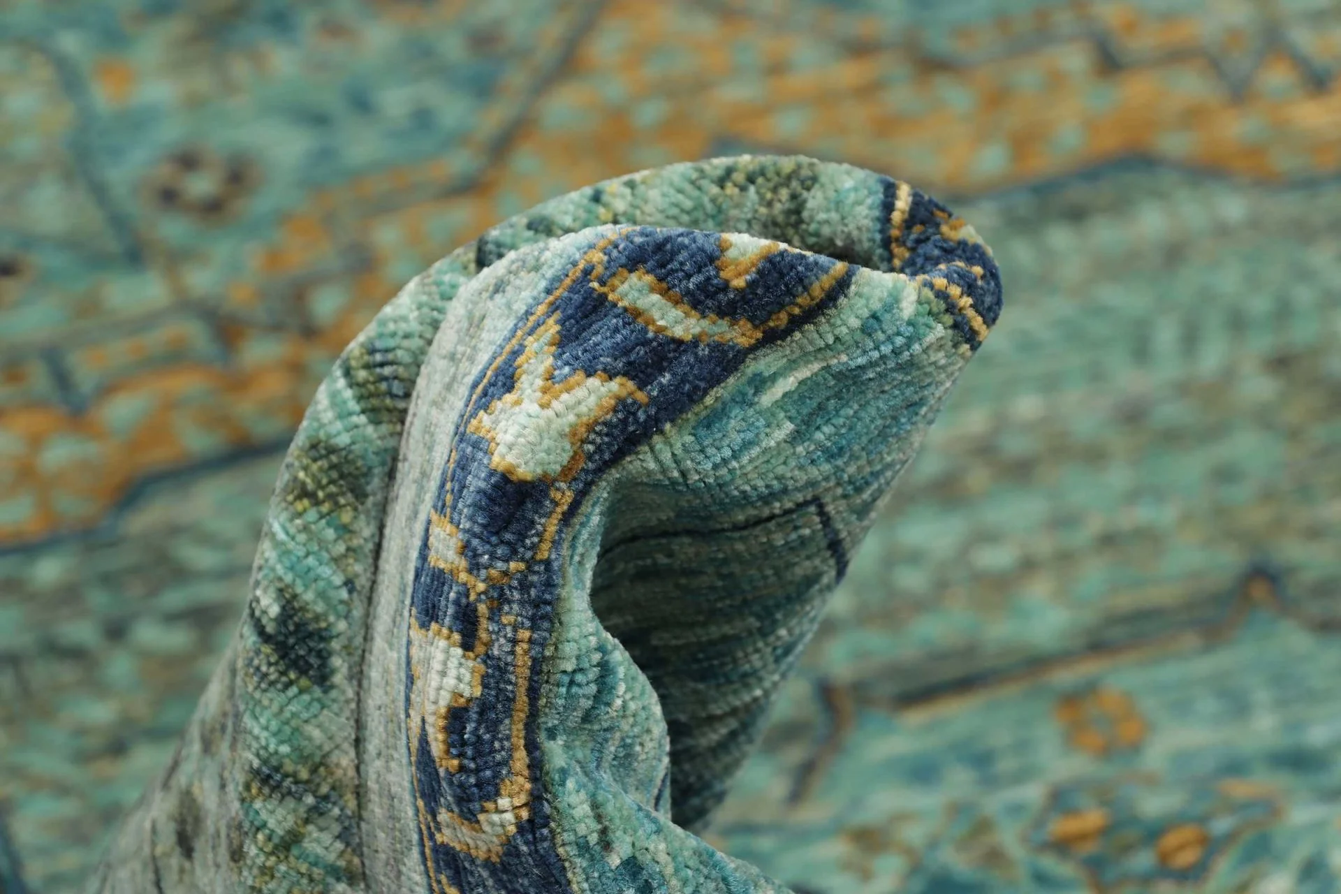 Mamluk Pakistani Rug 253 × 305 cm in Wool, hand-knotted - Image 9