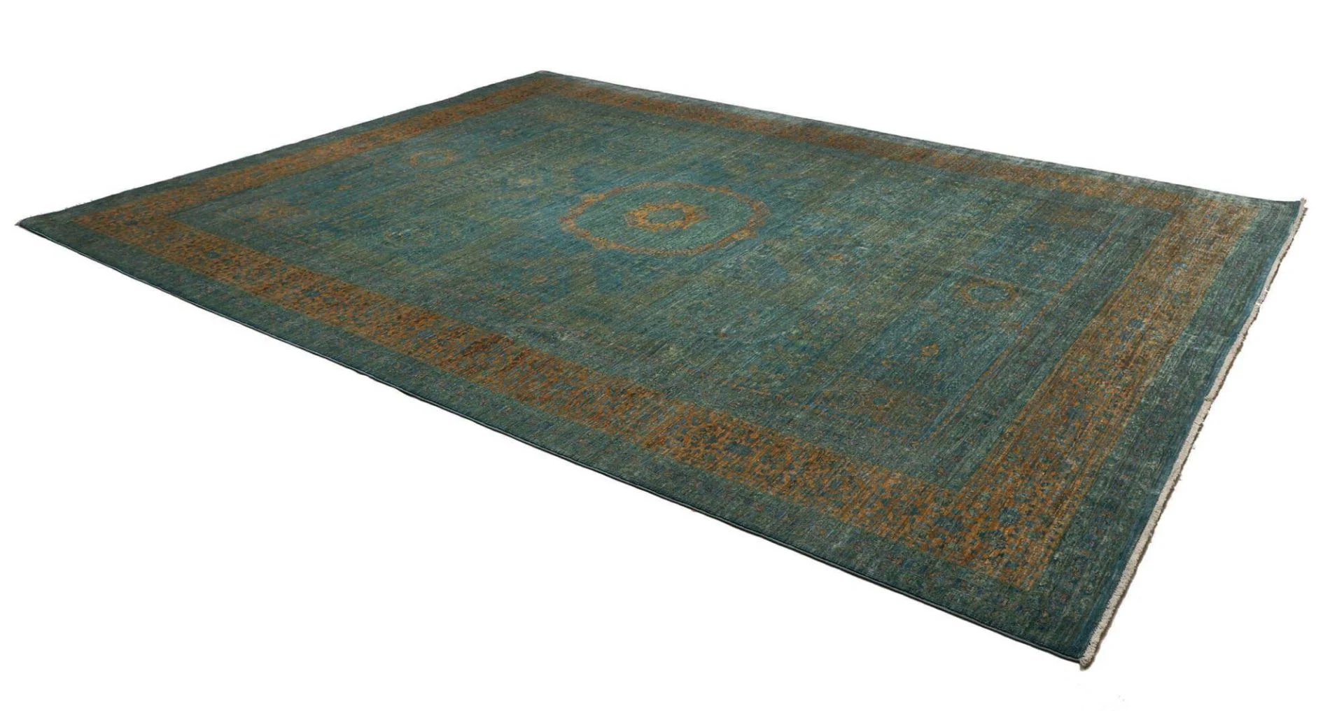 Alternative view of Wool Mamluk Pakistani Rug 268 × 357 cm, hand-knotted