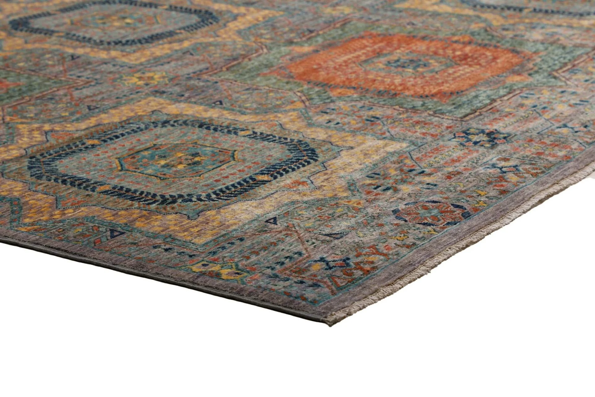 Mamluk Pakistani Rug 203 × 301 cm in Wool, hand-knotted - Image 5