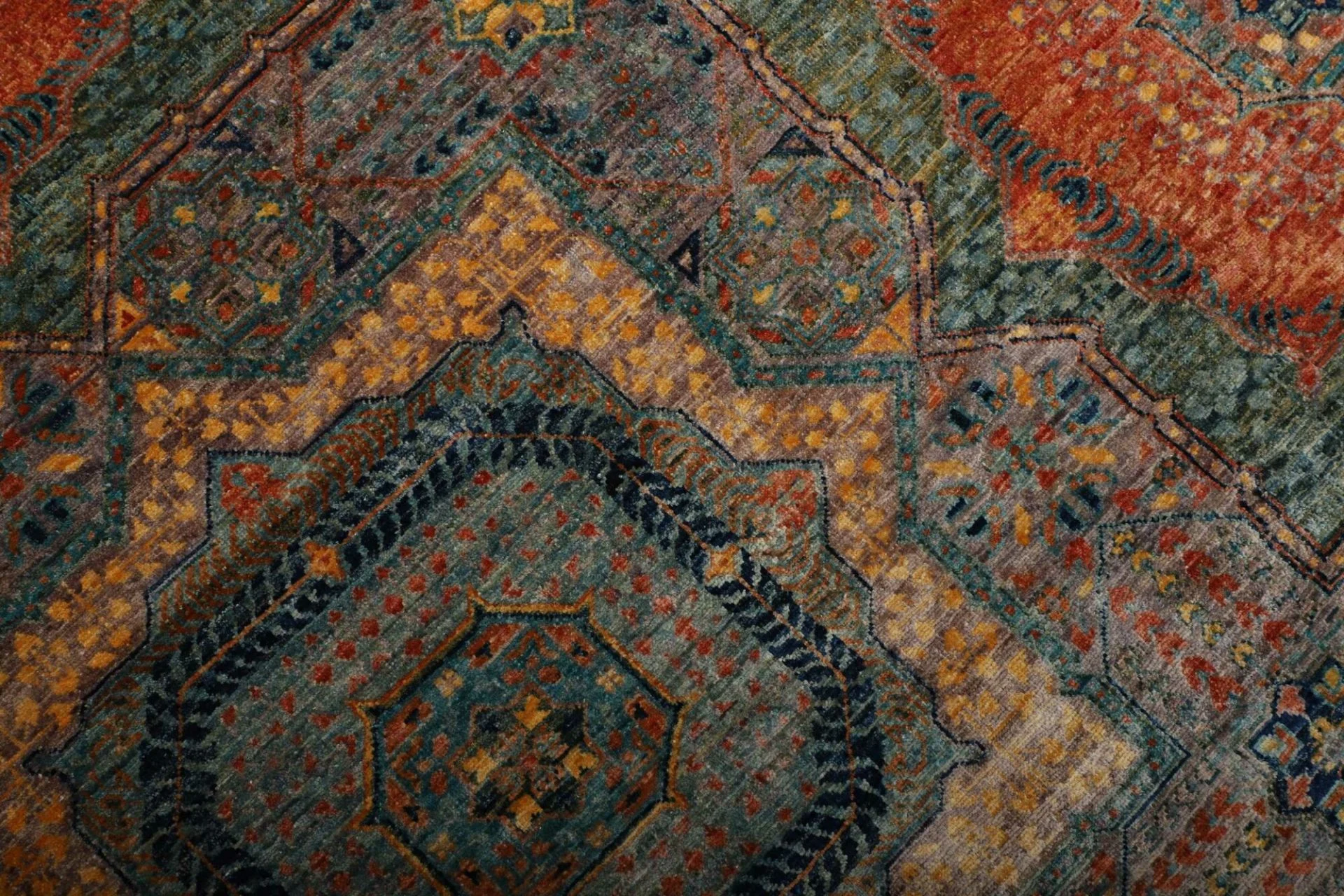 Mamluk Pakistani Rug 203 × 301 cm in Wool, hand-knotted - Image 6