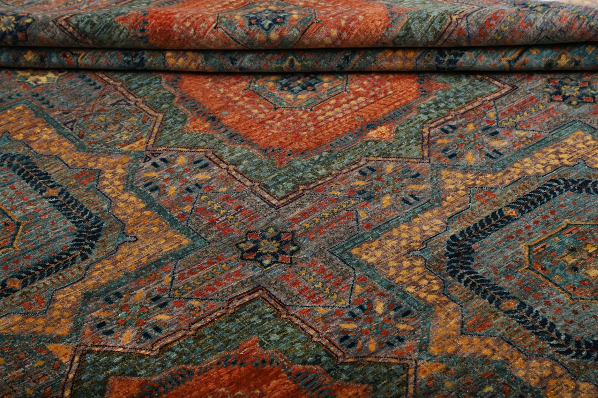 Mamluk Pakistani Rug 203 × 301 cm in Wool, hand-knotted - Image 10