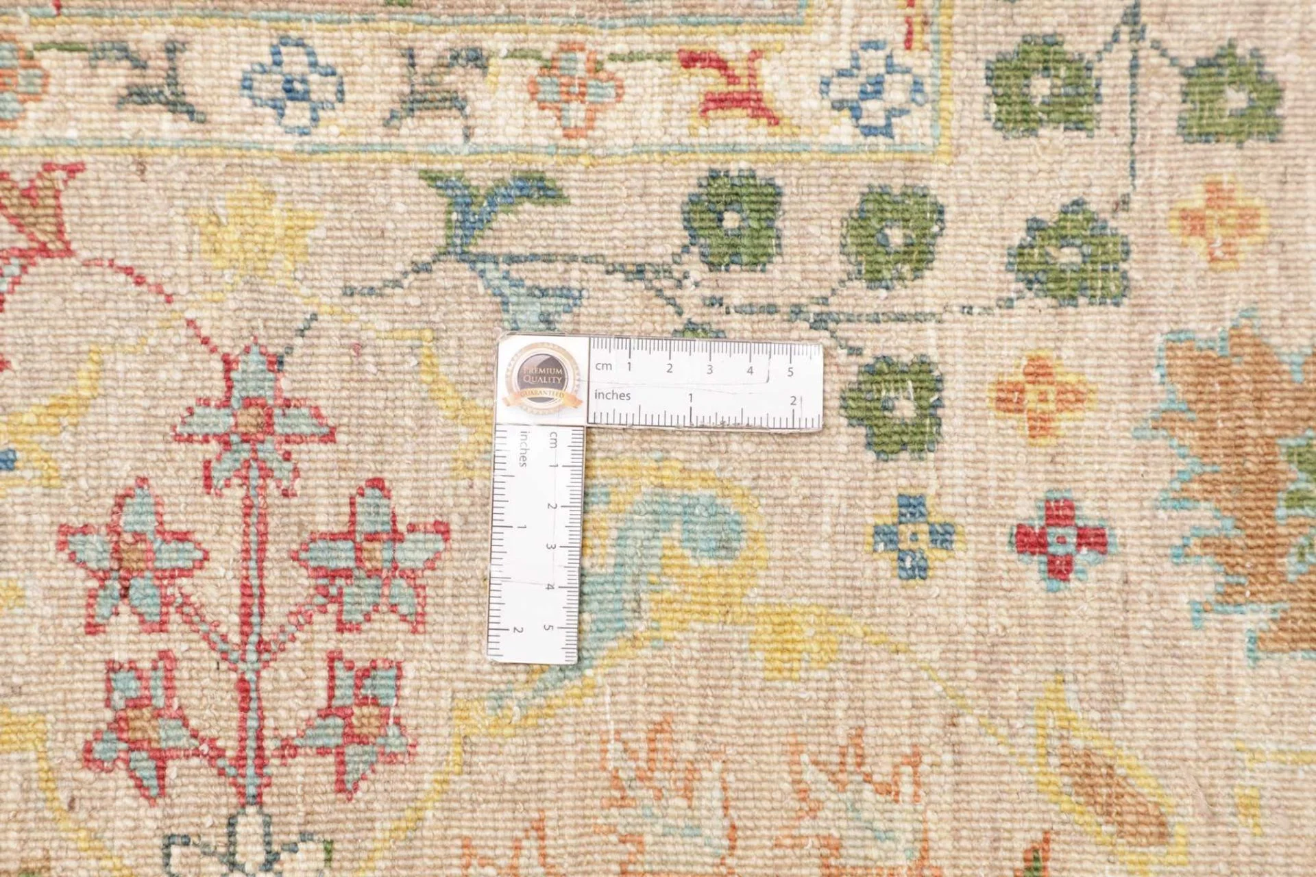 Hand-Knotted Samarkand Pakistani Rug, 205 × 304 cm, Wool - Image 11