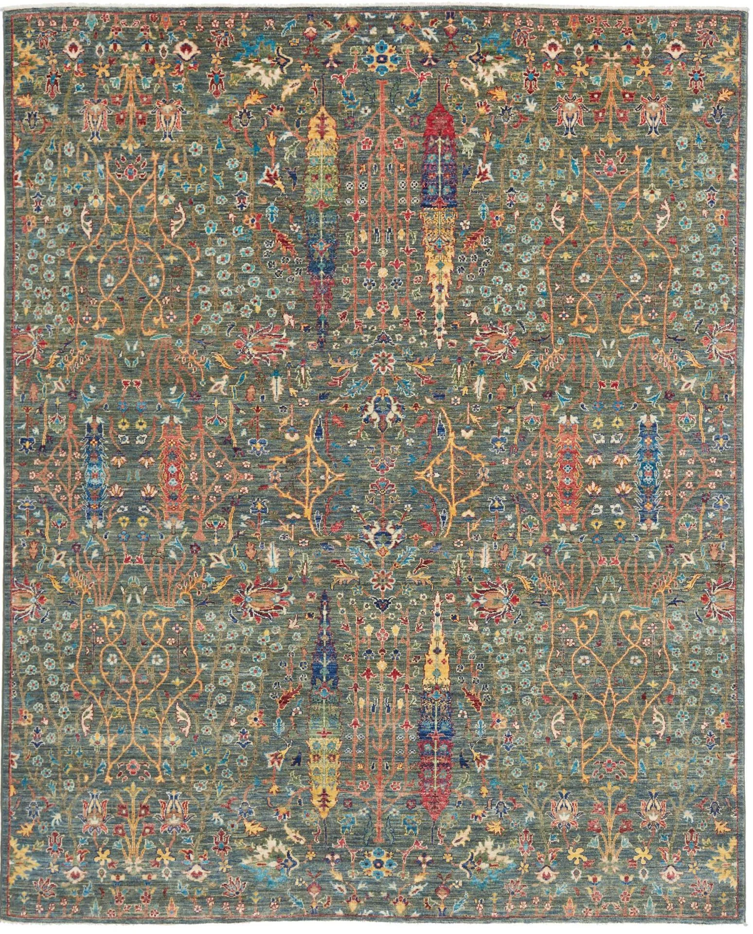 Samarkand Pakistani Rug 203 × 248 cm in Wool, hand-knotted