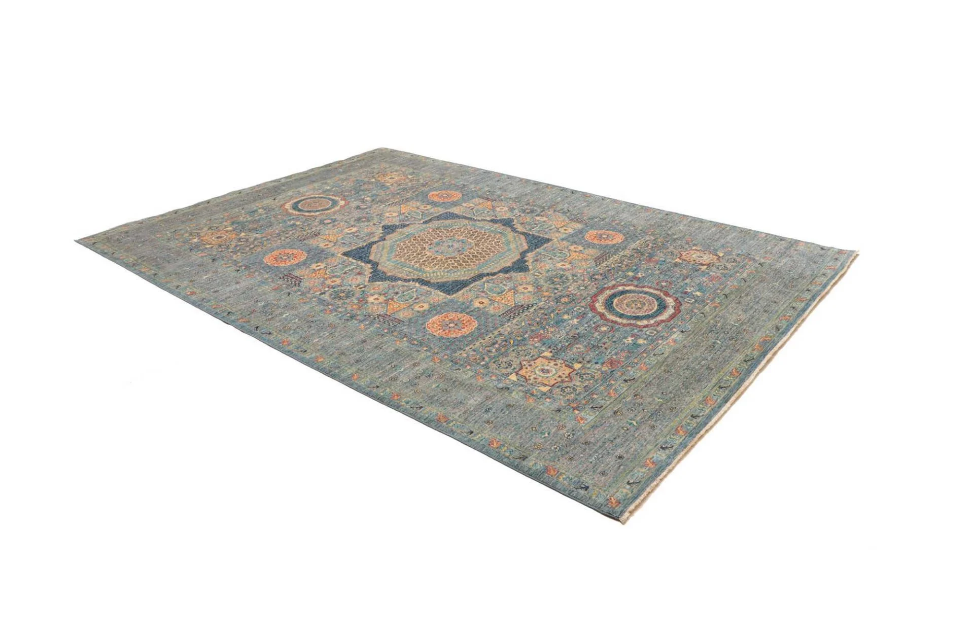 Mamluk Pakistani Rug 209 × 289 cm in Wool, hand-knotted - Image 3