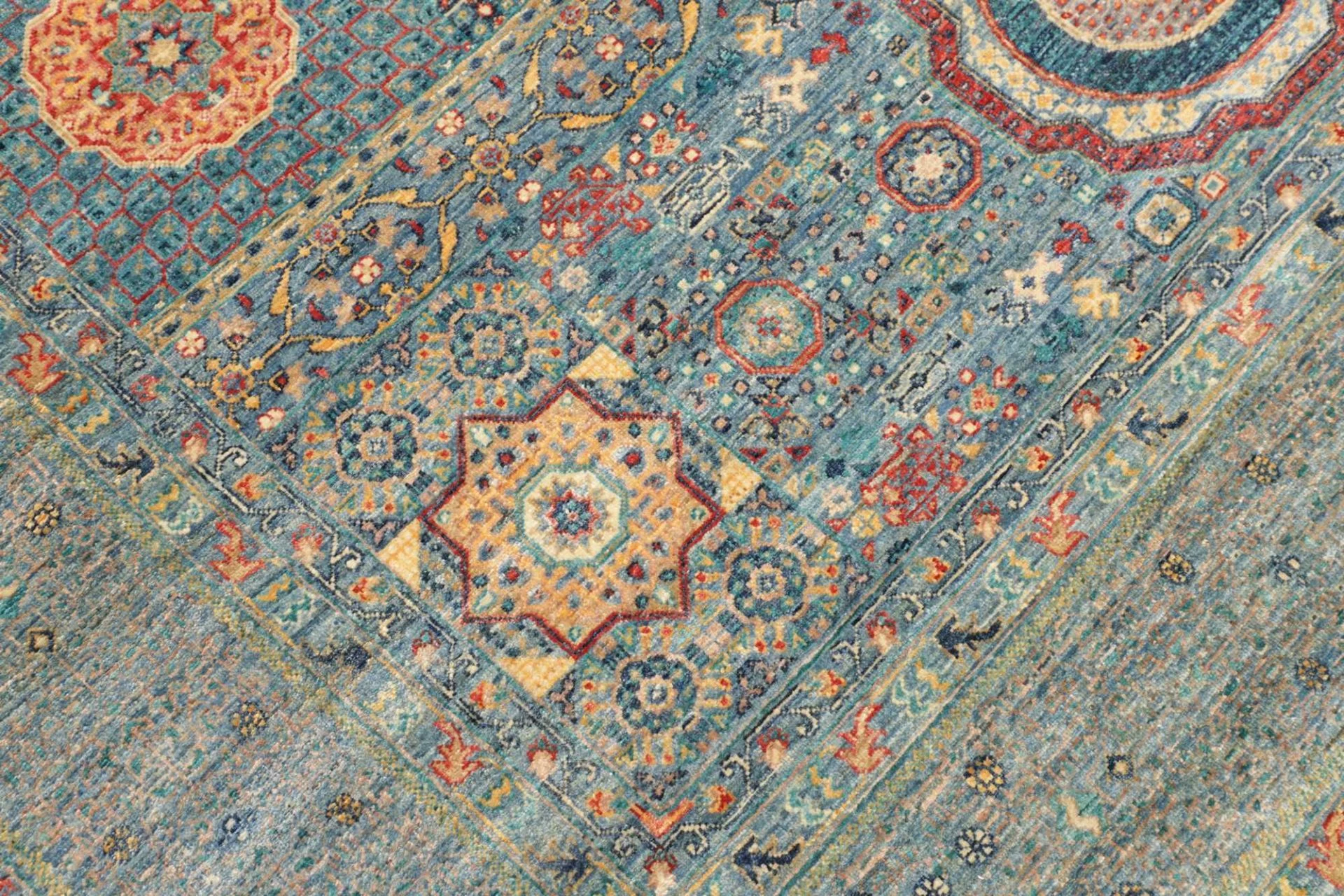 Mamluk Pakistani Rug 209 × 289 cm in Wool, hand-knotted - Image 6