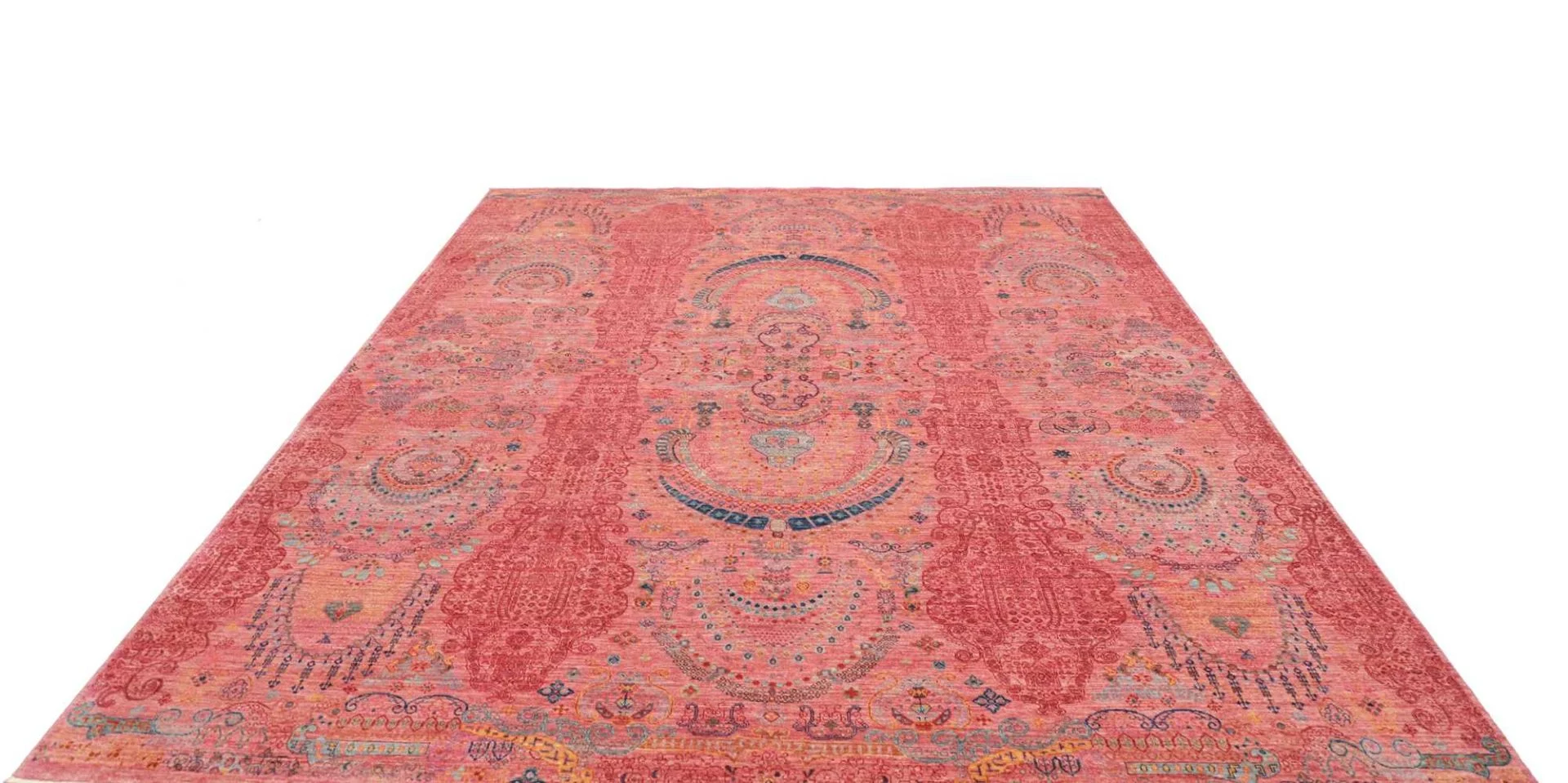 Wool Samarkand Pakistani Rug 255 × 312 cm, hand-knotted - Image 4