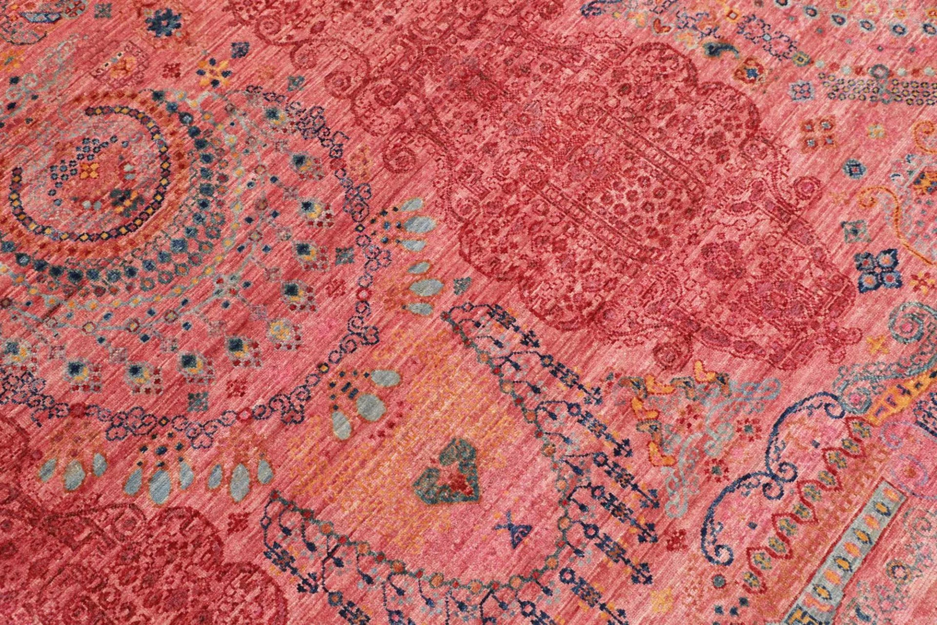 Wool Samarkand Pakistani Rug 255 × 312 cm, hand-knotted - Image 6