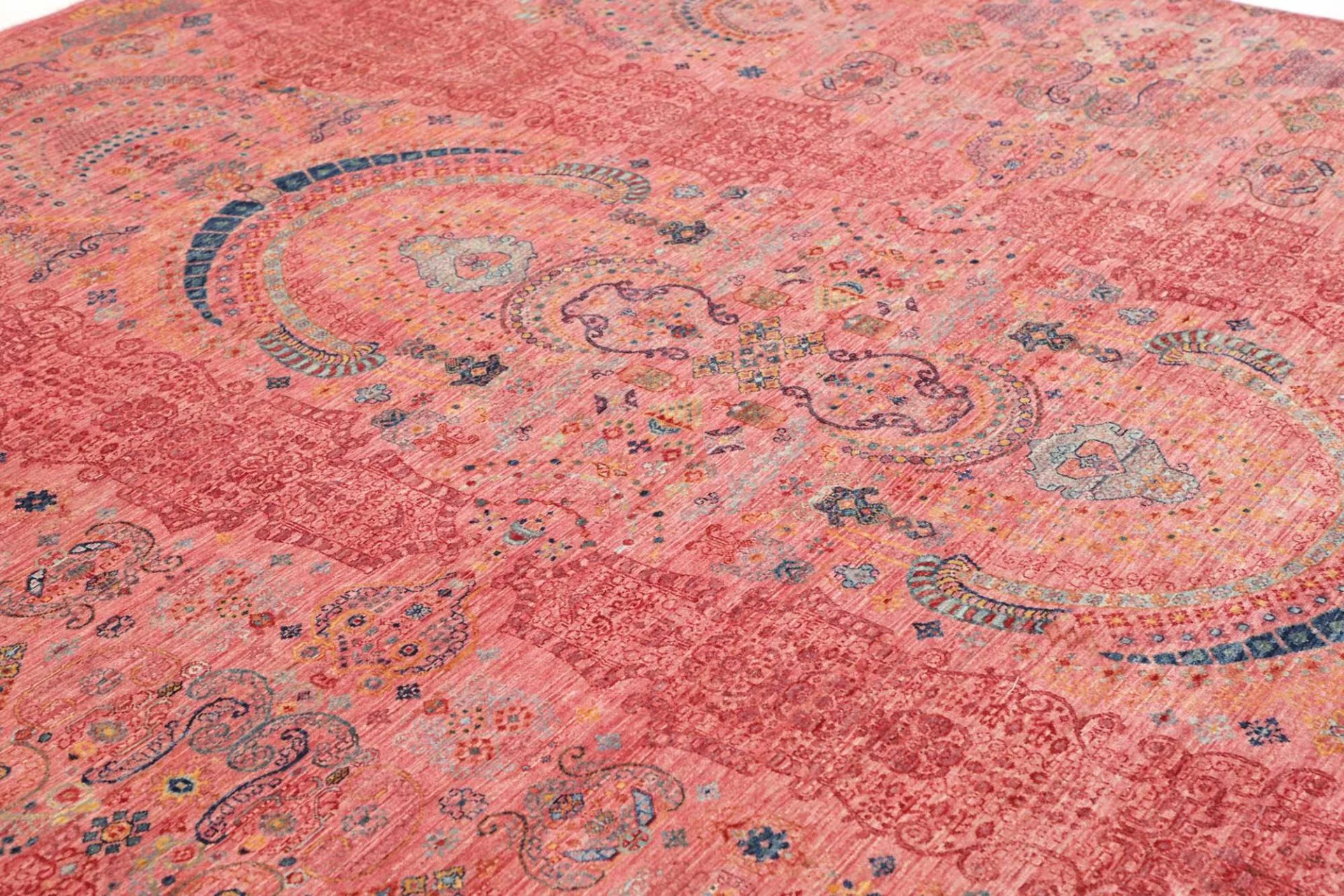 Wool Samarkand Pakistani Rug 255 × 312 cm, hand-knotted - Image 7