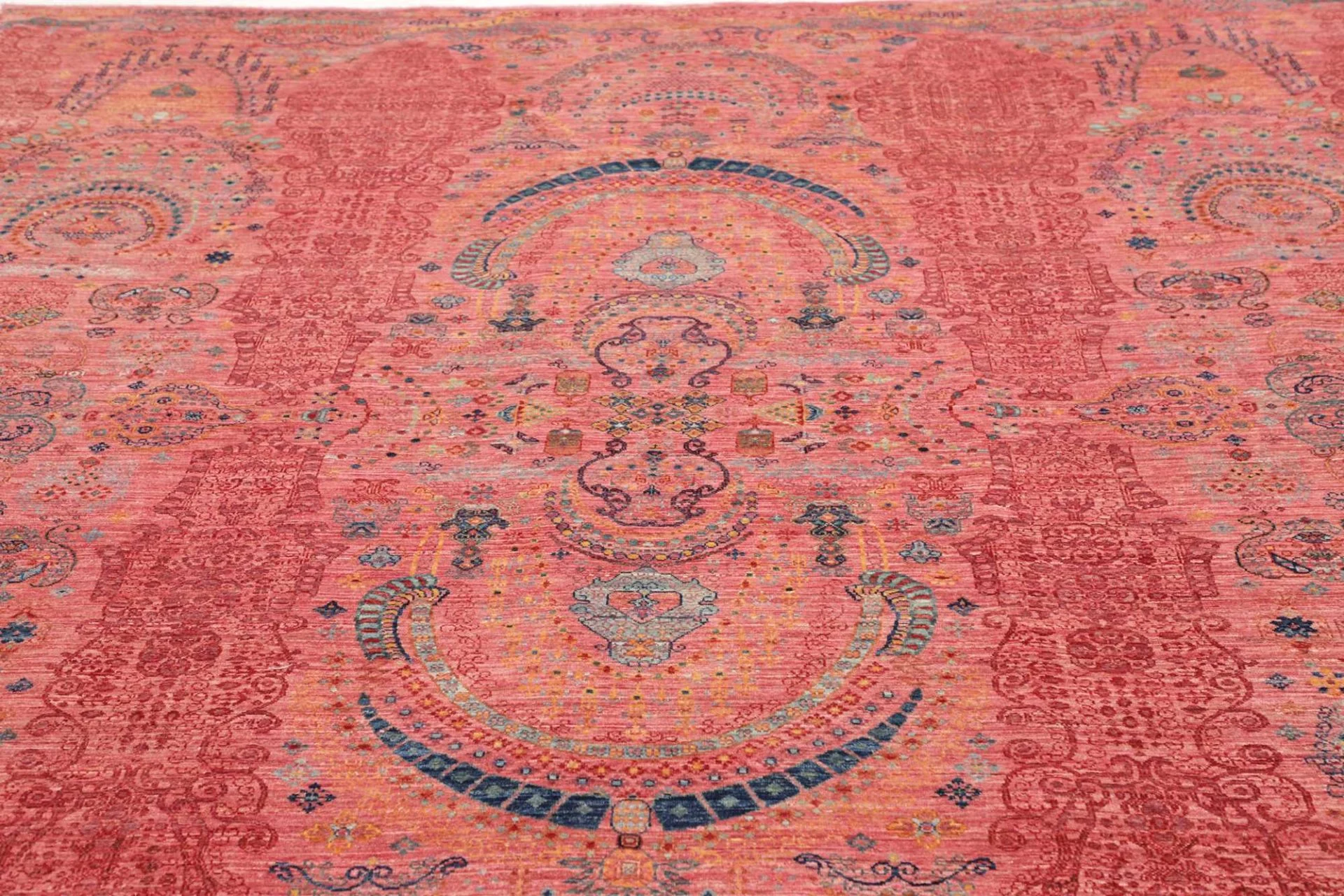 Wool Samarkand Pakistani Rug 255 × 312 cm, hand-knotted - Image 8