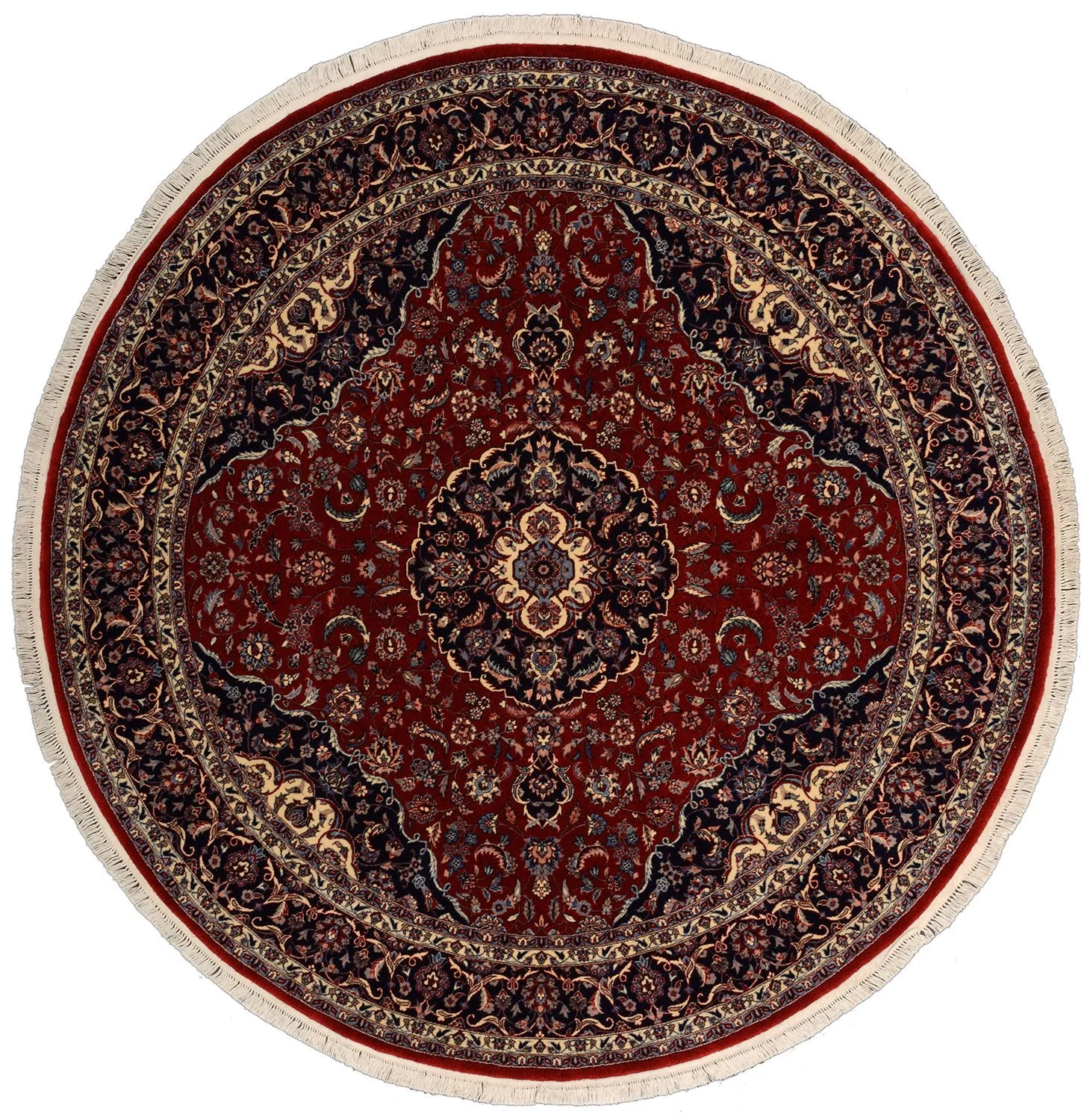 Isfahan Chinese Rug 205 × 205 cm in Wool, hand-knotted