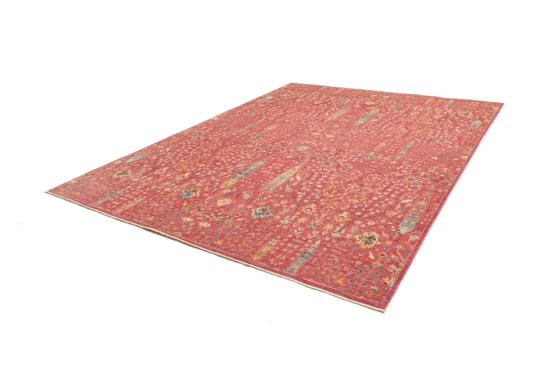 Alternative view of Hand-Knotted Samarkand Pakistani Rug, 249 × 314 cm, Wool