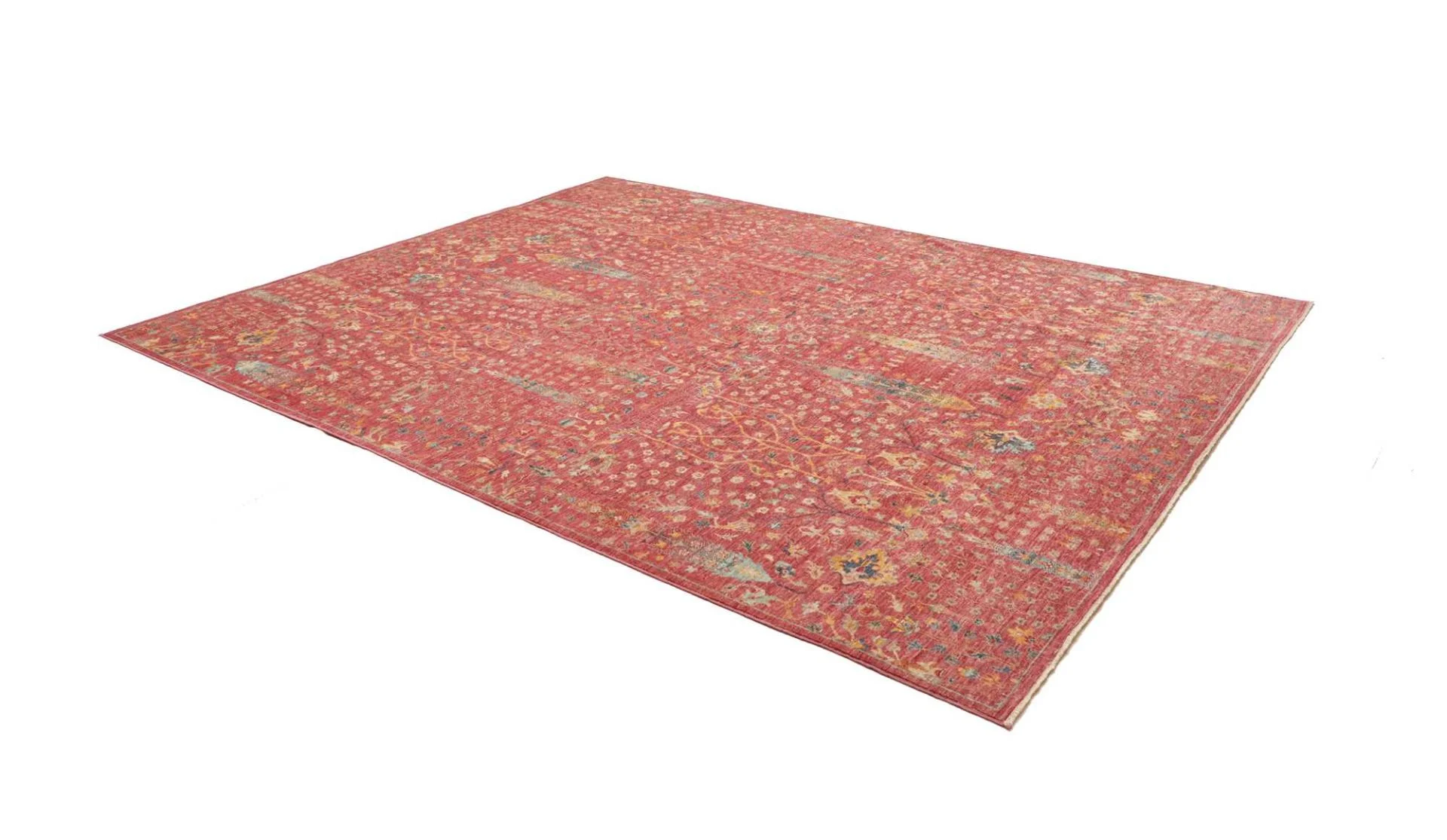 Hand-Knotted Samarkand Pakistani Rug, 249 × 314 cm, Wool - Image 3