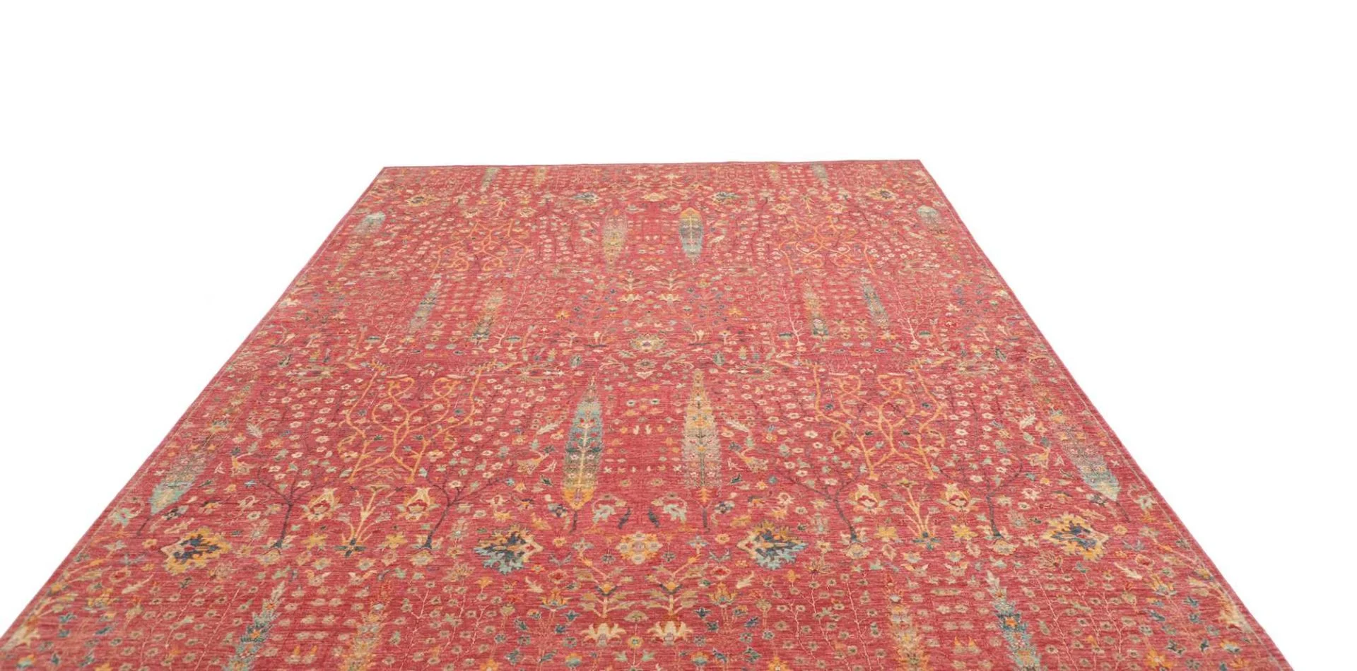 Hand-Knotted Samarkand Pakistani Rug, 249 × 314 cm, Wool - Image 4