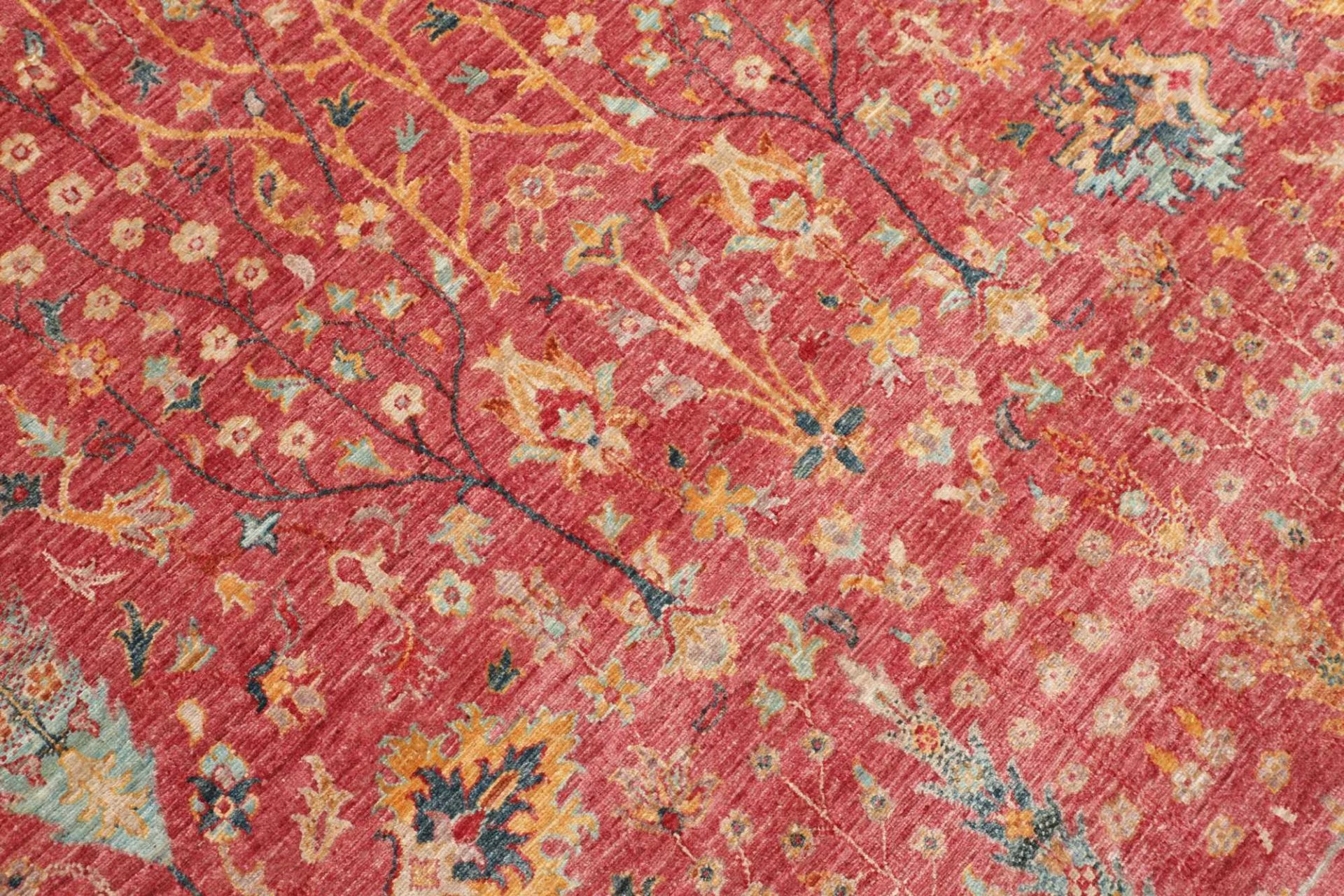 Hand-Knotted Samarkand Pakistani Rug, 249 × 314 cm, Wool - Image 6