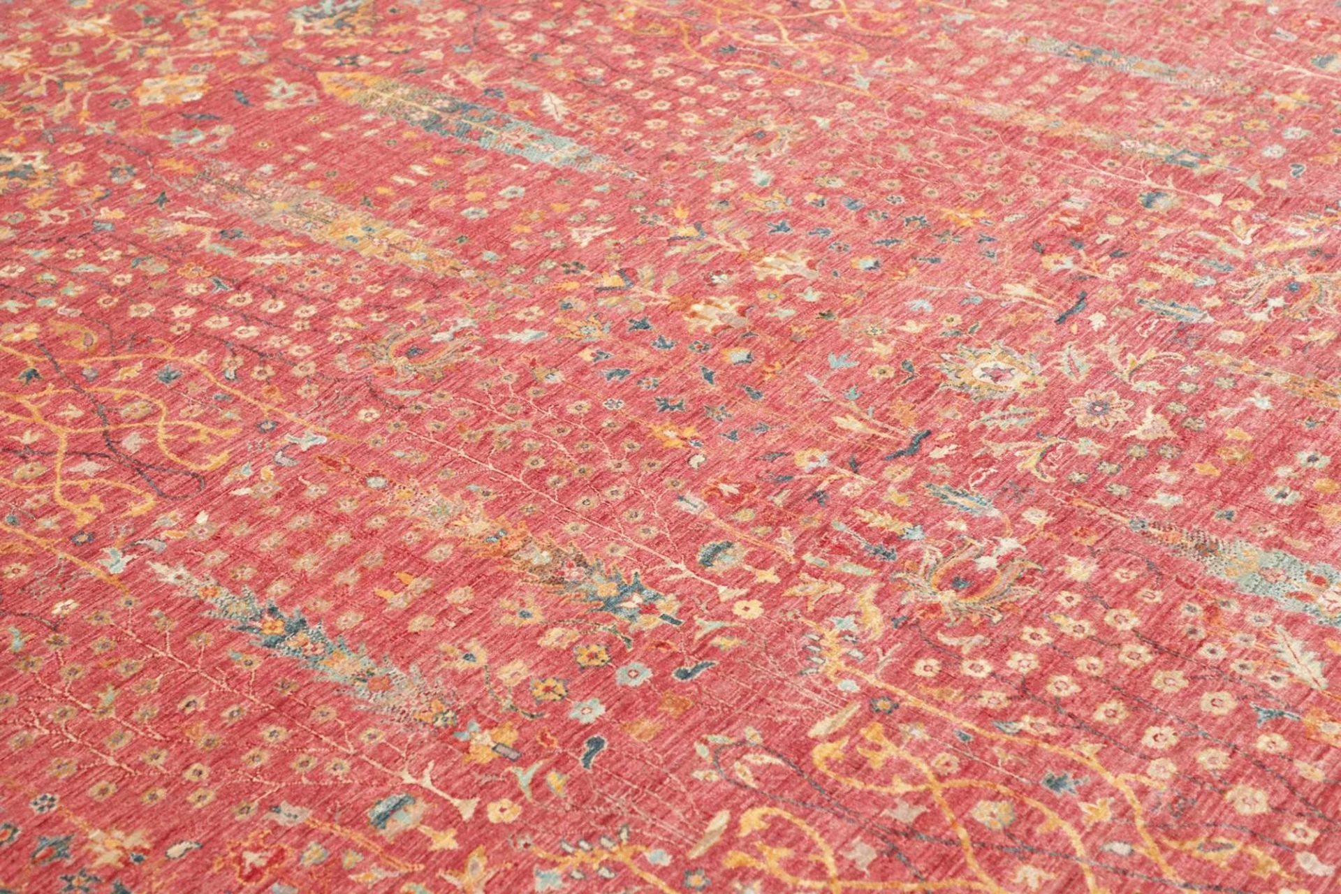 Hand-Knotted Samarkand Pakistani Rug, 249 × 314 cm, Wool - Image 7