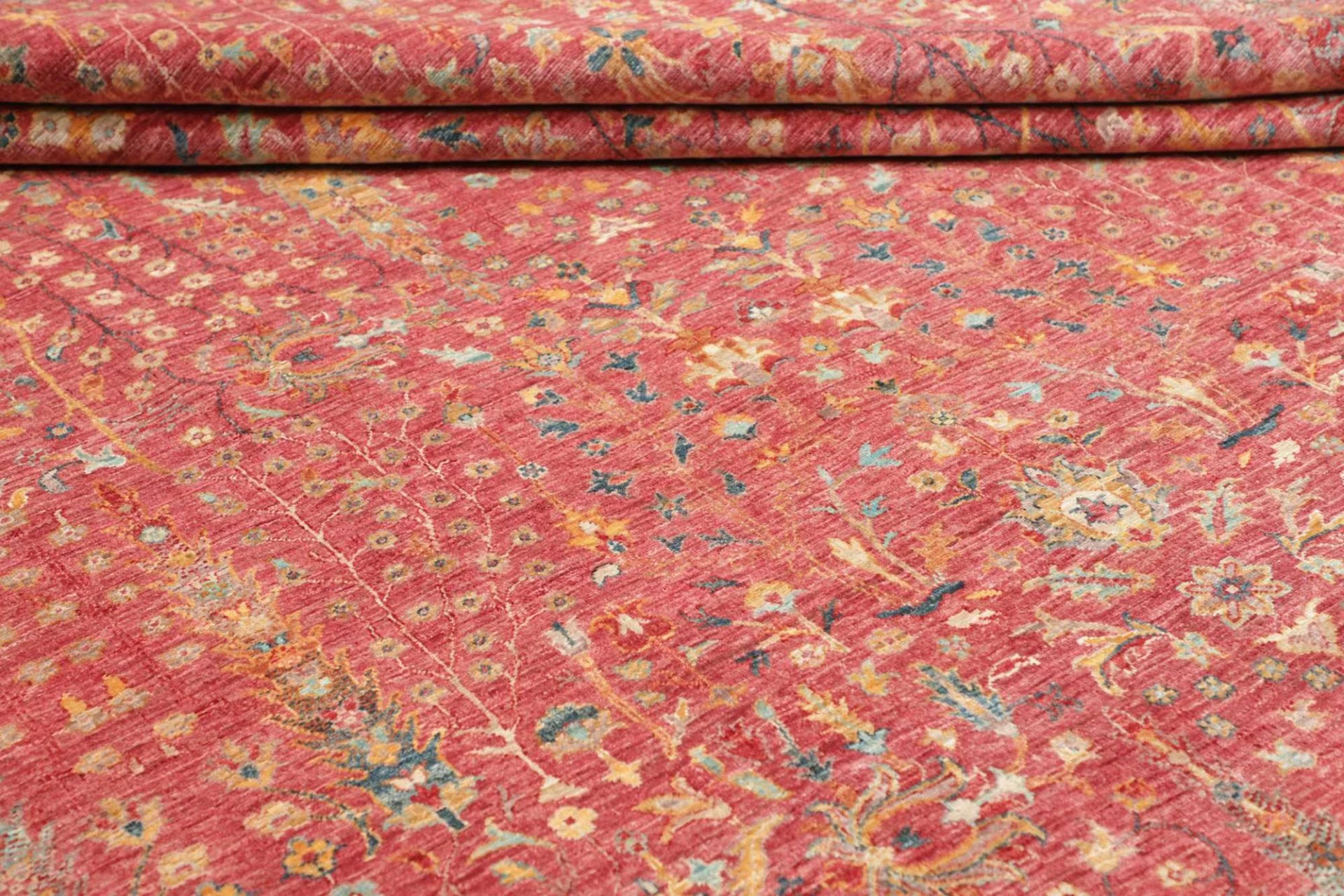 Hand-Knotted Samarkand Pakistani Rug, 249 × 314 cm, Wool - Image 10