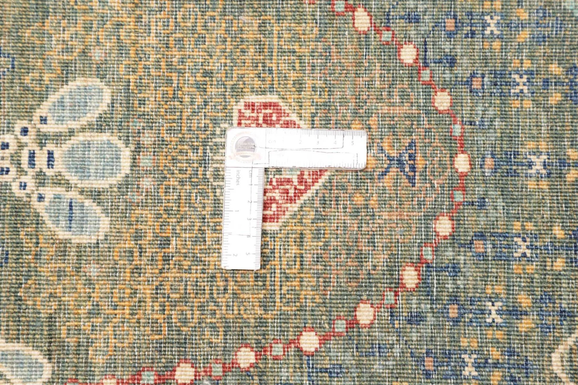 Hand-Knotted Samarkand Pakistani Rug, 251 × 303 cm, Wool - Image 11