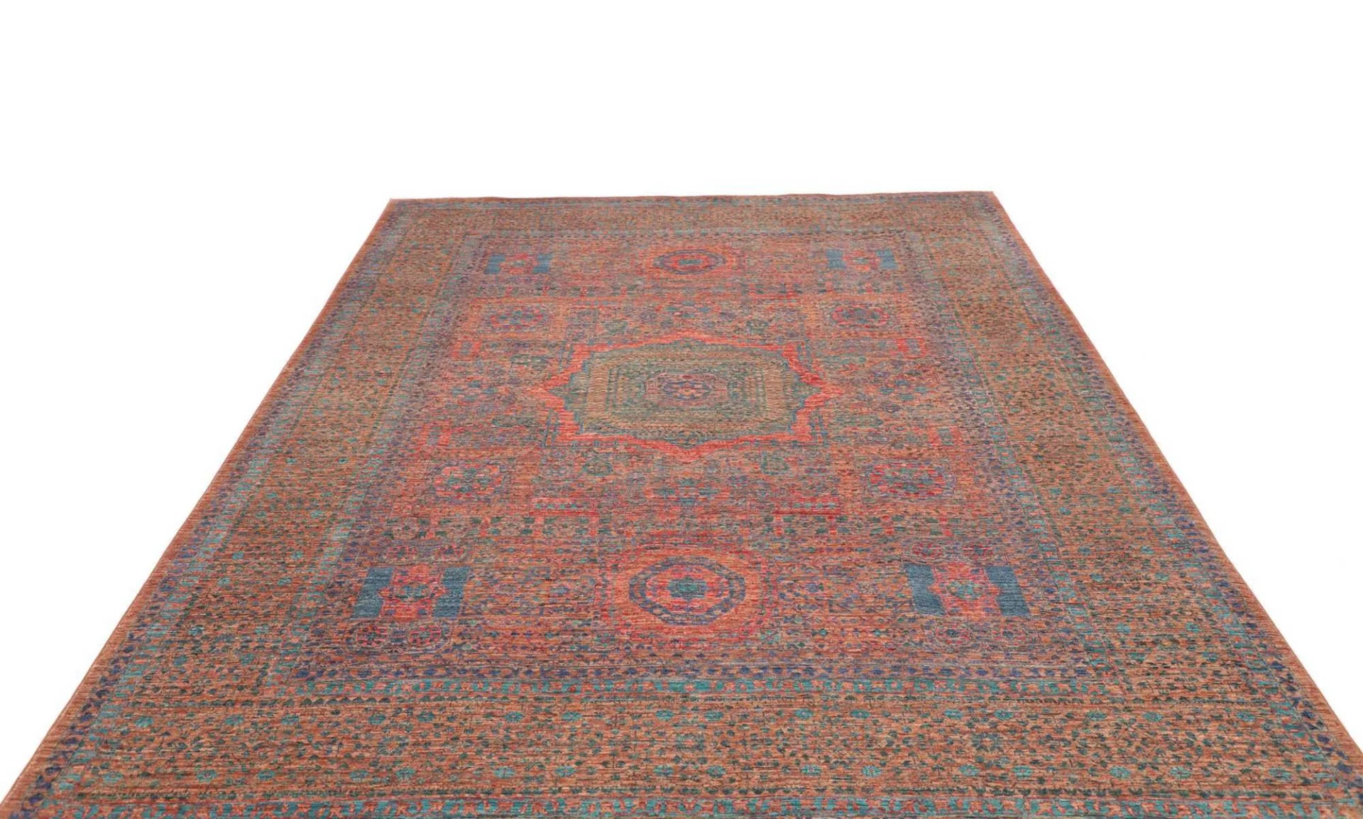 Wool Mamluk Pakistani Rug 211 × 300 cm, hand-knotted - Image 4