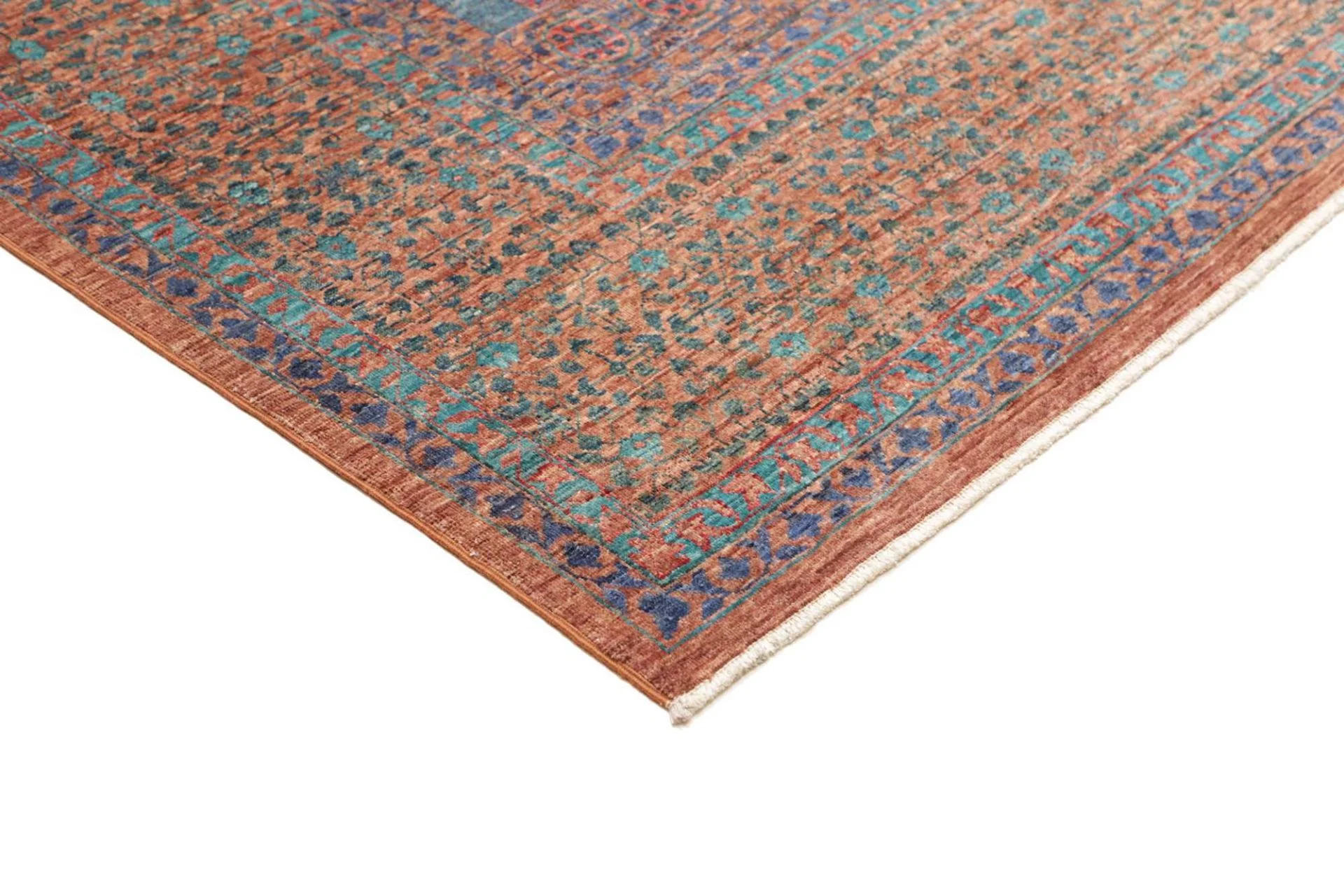Wool Mamluk Pakistani Rug 211 × 300 cm, hand-knotted - Image 5