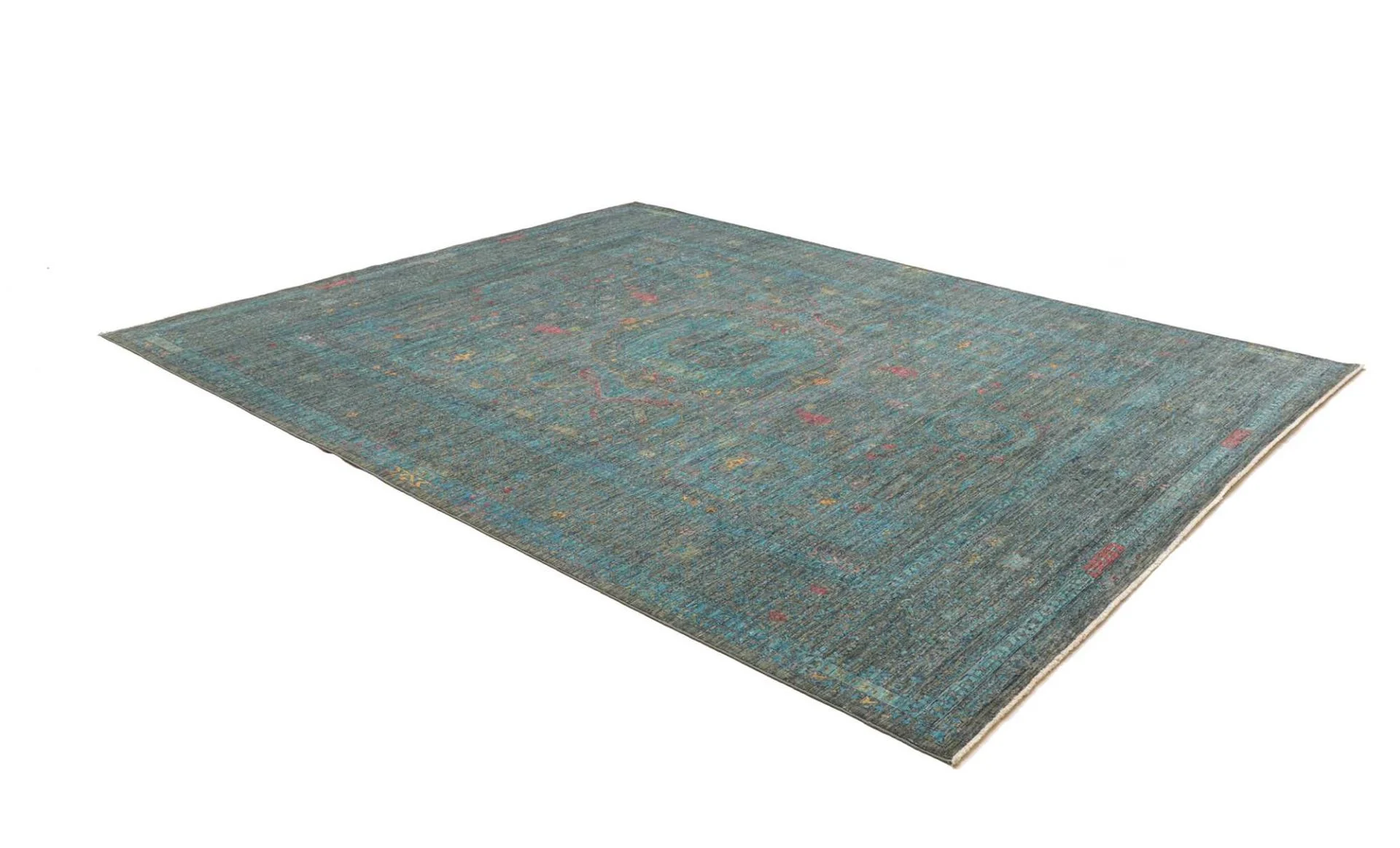Wool Mamluk Pakistani Rug 248 × 306 cm, hand-knotted - Image 3