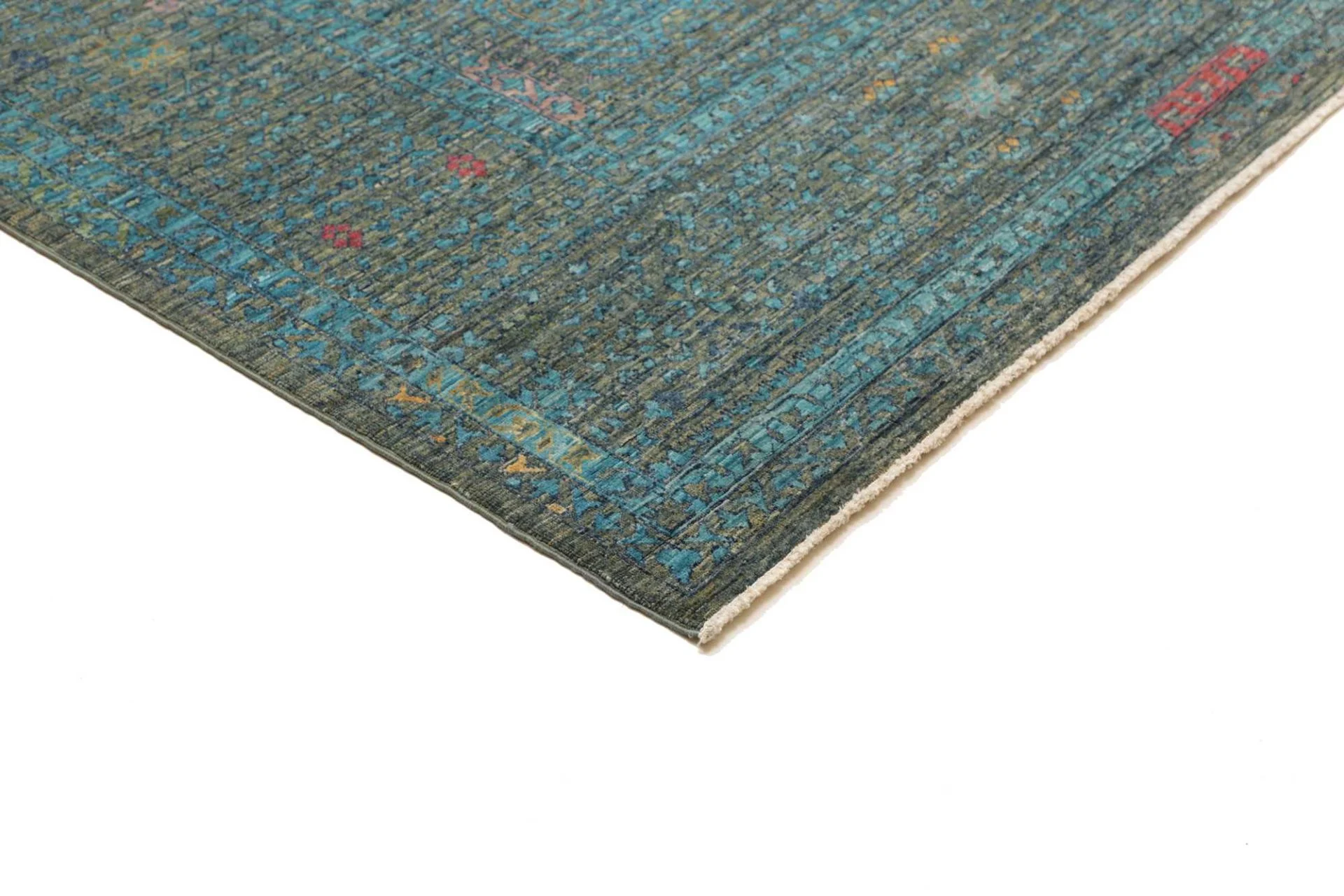 Wool Mamluk Pakistani Rug 248 × 306 cm, hand-knotted - Image 5