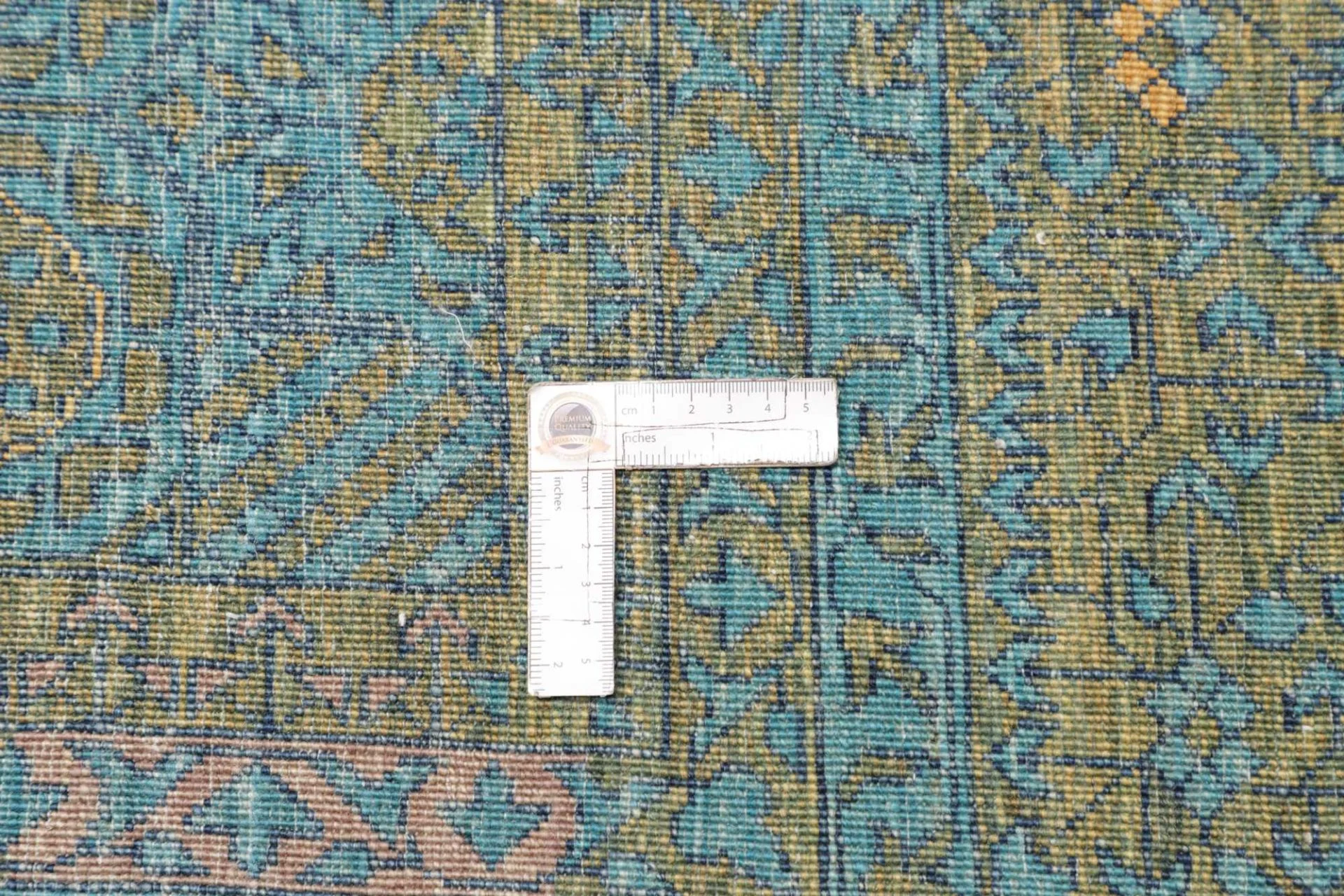Wool Mamluk Pakistani Rug 248 × 306 cm, hand-knotted - Image 11